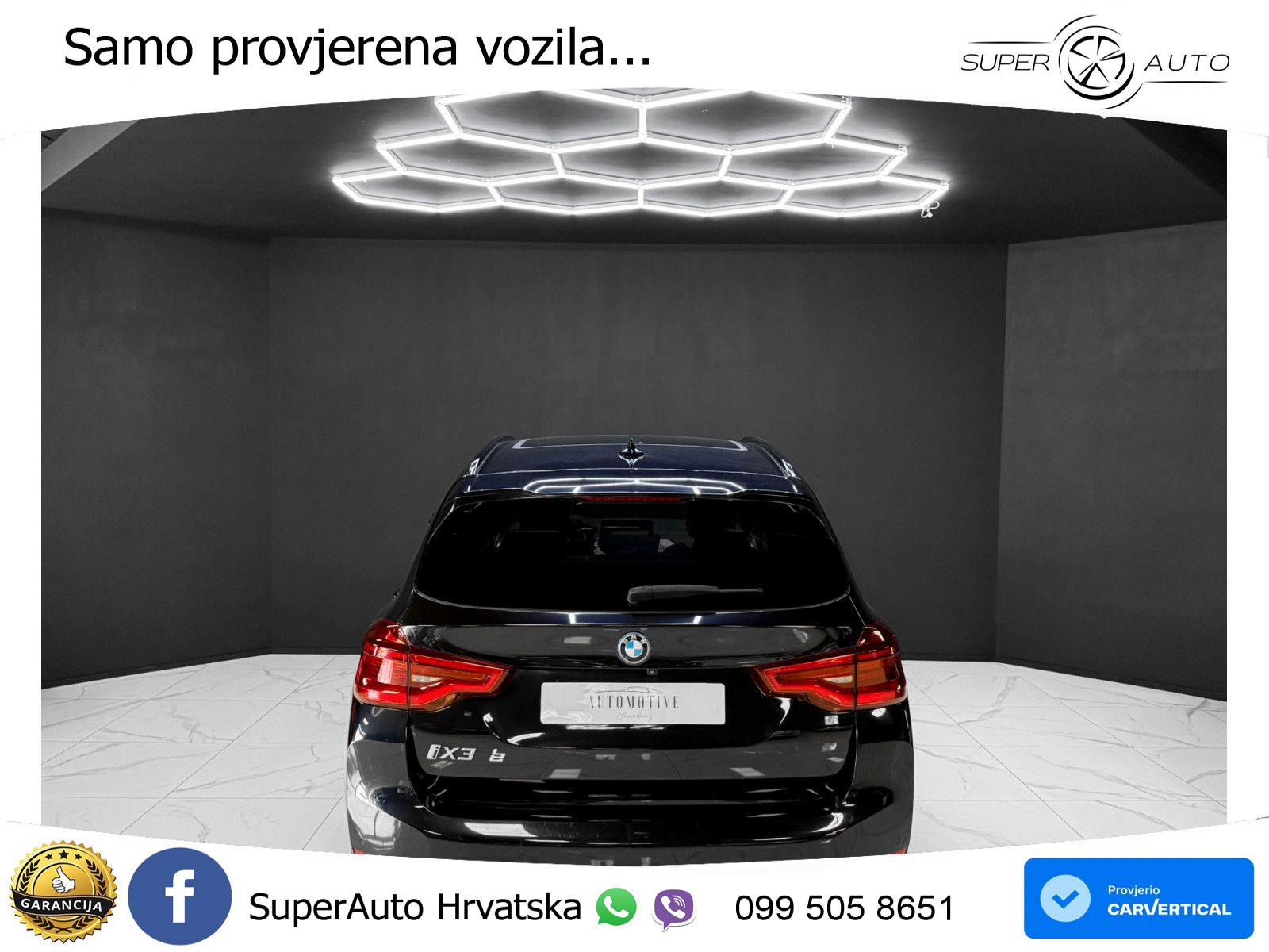 BMW iX3 80 kWh (286 KS) LED+GR SJED+ACC
