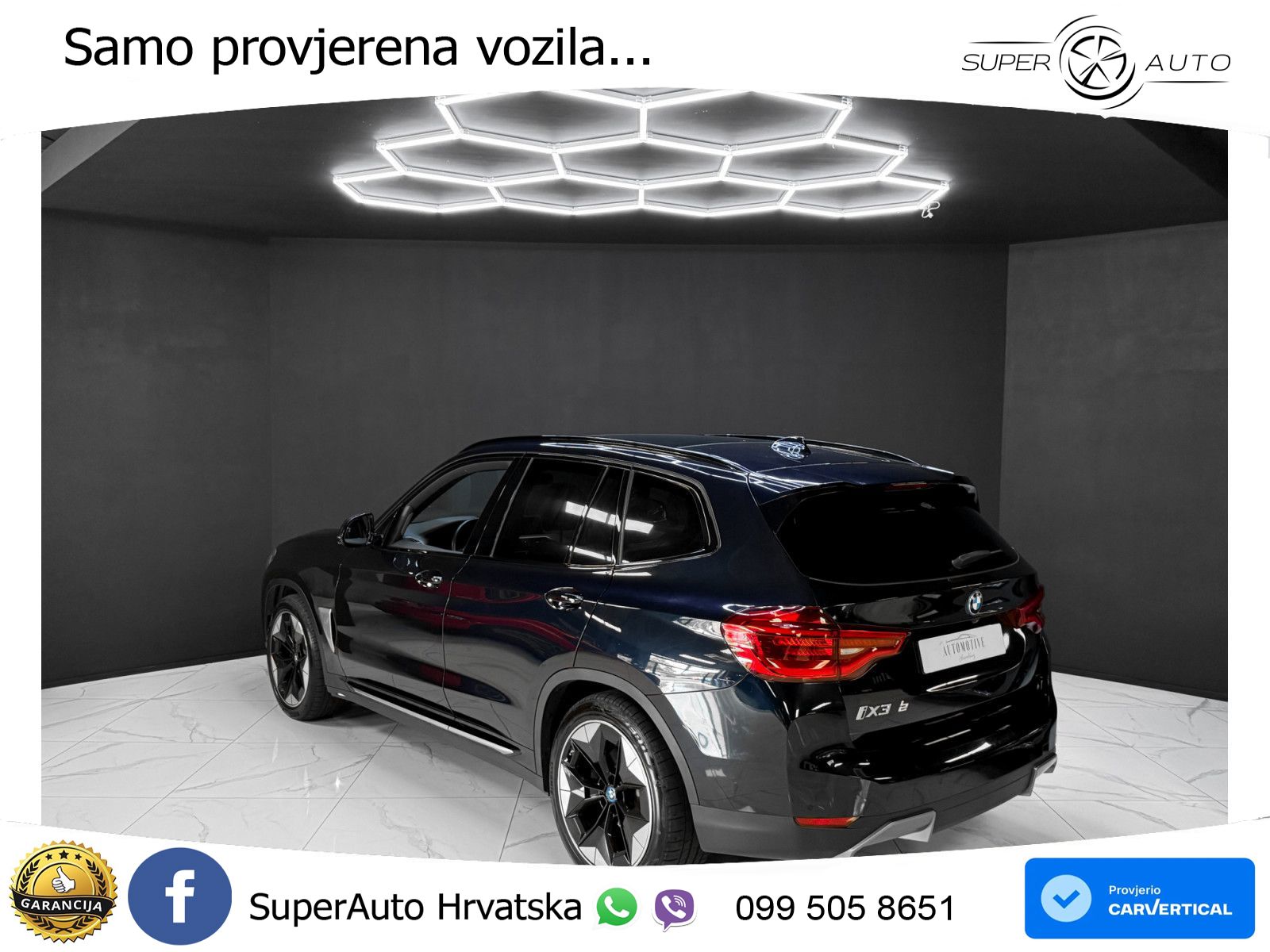 BMW iX3 80 kWh (286 KS) LED+GR SJED+ACC