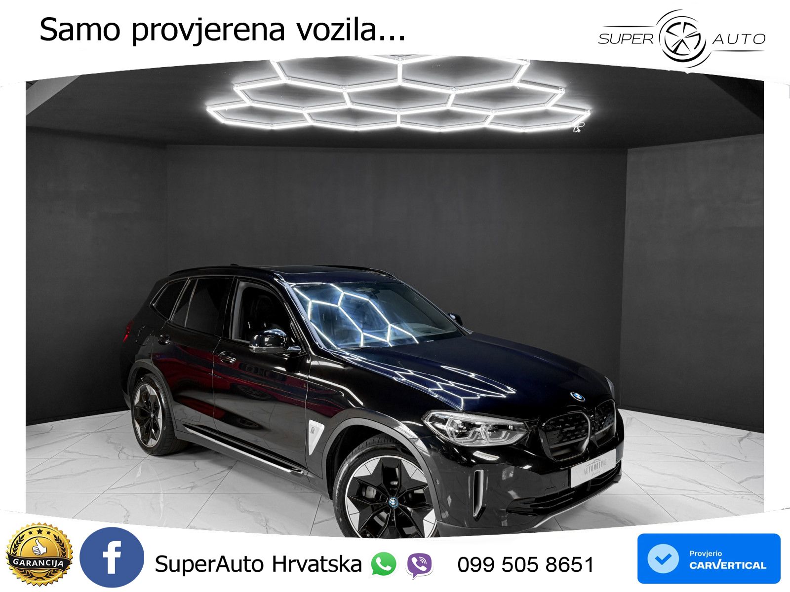 BMW iX3 80 kWh (286 KS) LED+GR SJED+ACC