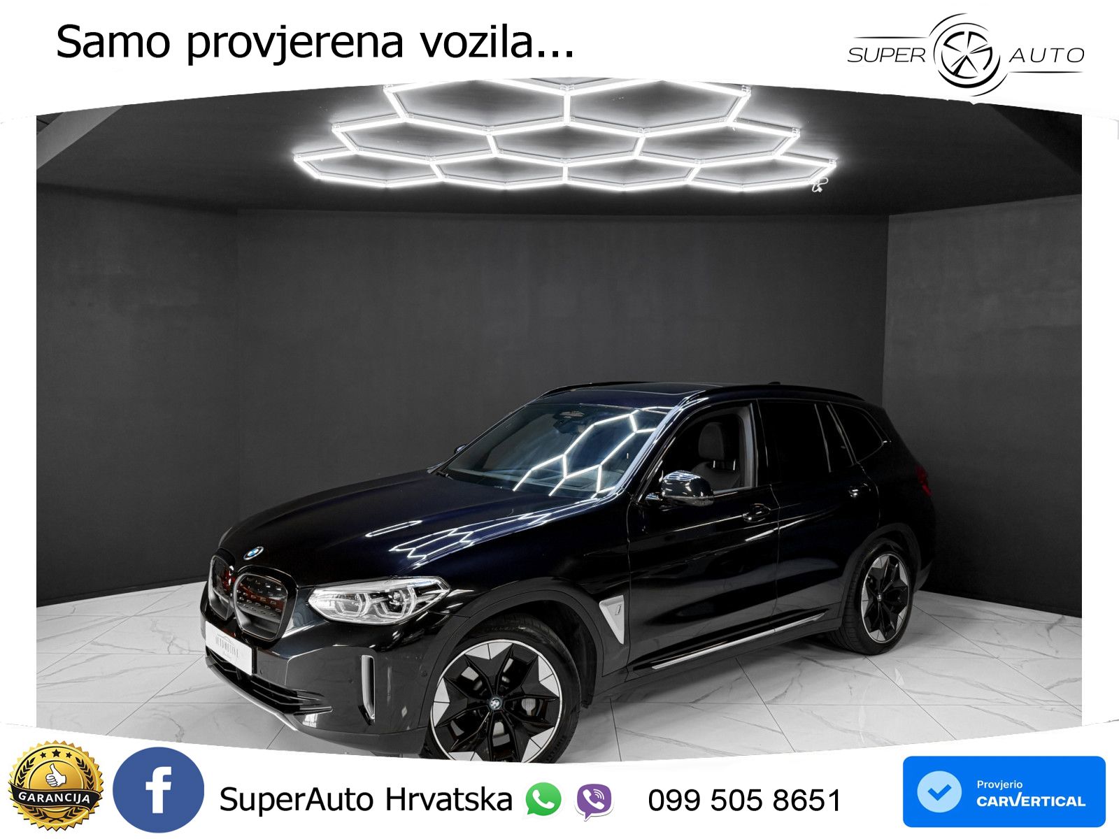 BMW iX3 80 kWh (286 KS) LED+GR SJED+ACC