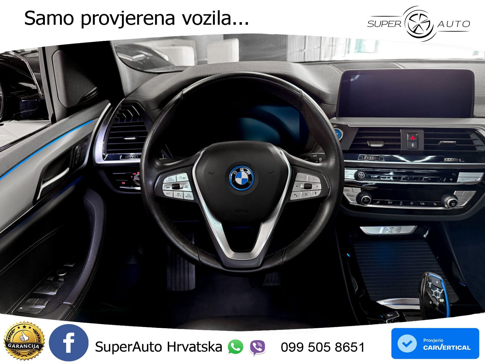 BMW iX3 80 kWh (286 KS) LED+GR SJED+ACC