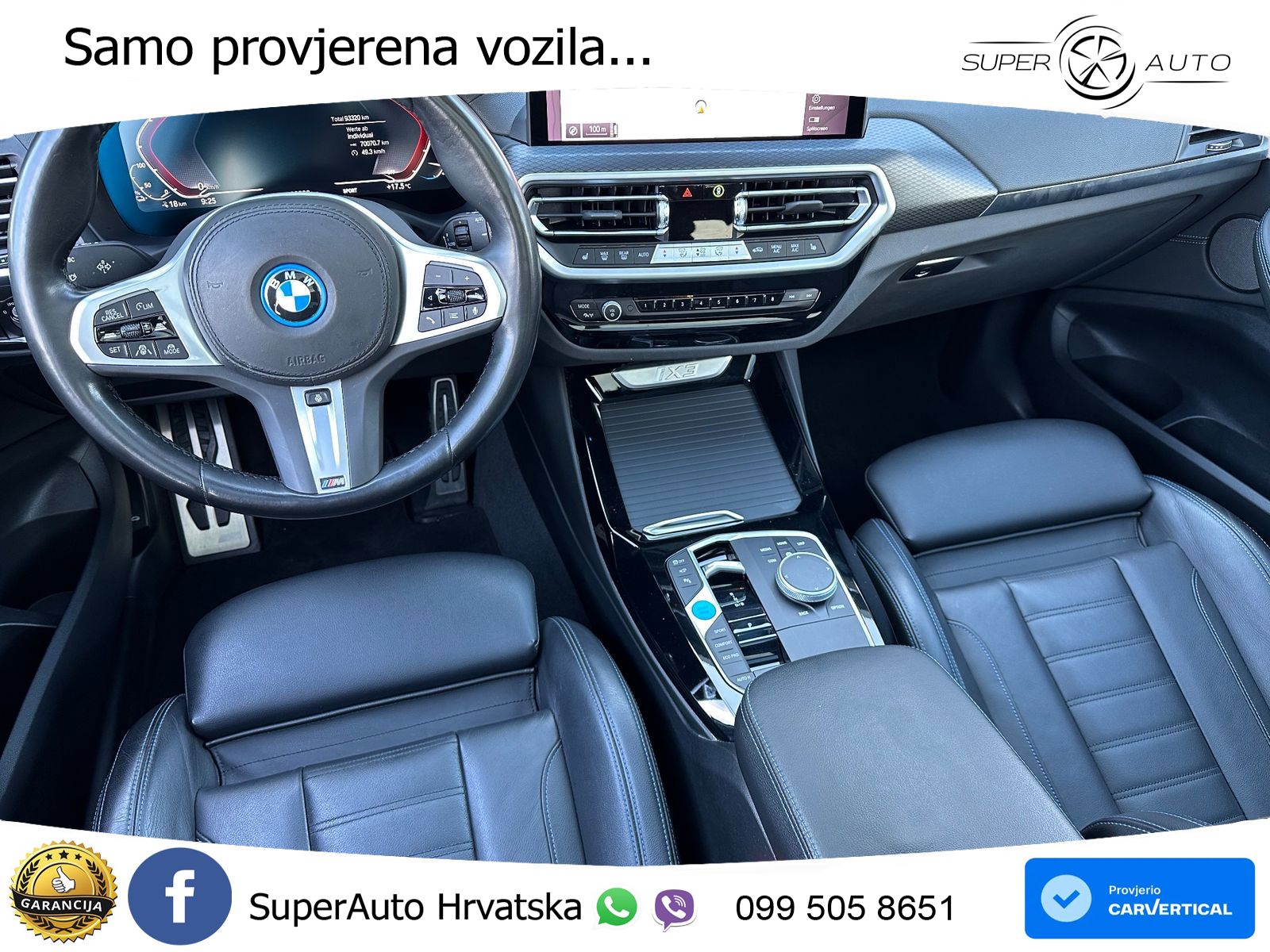 BMW iX3 80 kWh (286 KS) M Sport ACC+HEAD+GR SJED+360+PANO