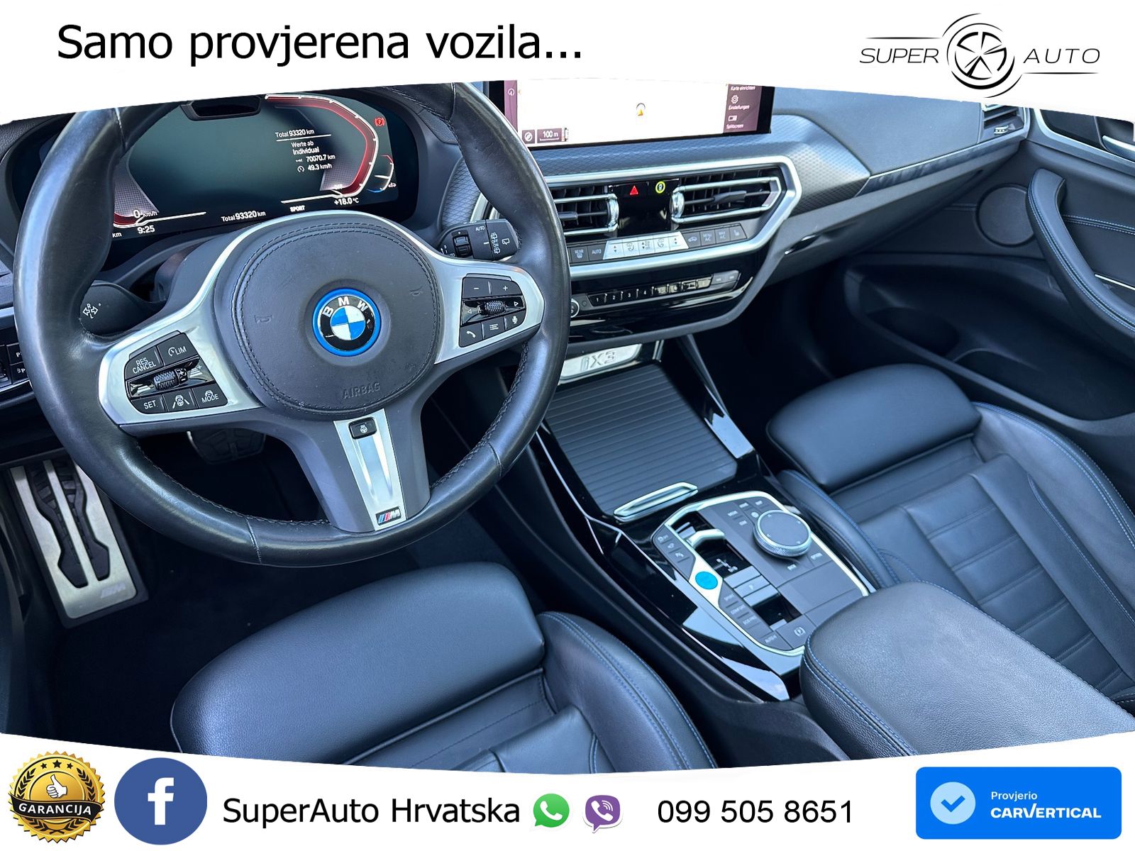 BMW iX3 80 kWh (286 KS) M Sport ACC+HEAD+GR SJED+360+PANO