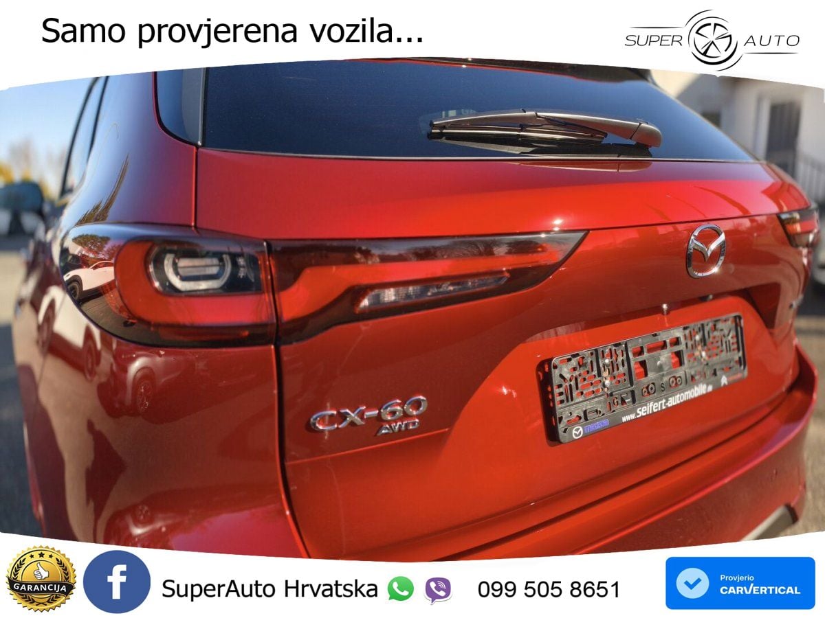 Mazda CX-60 3.3 e-Skyactiv D (254 KS) AWD Automatic MATRIX+GR SJED+KAM