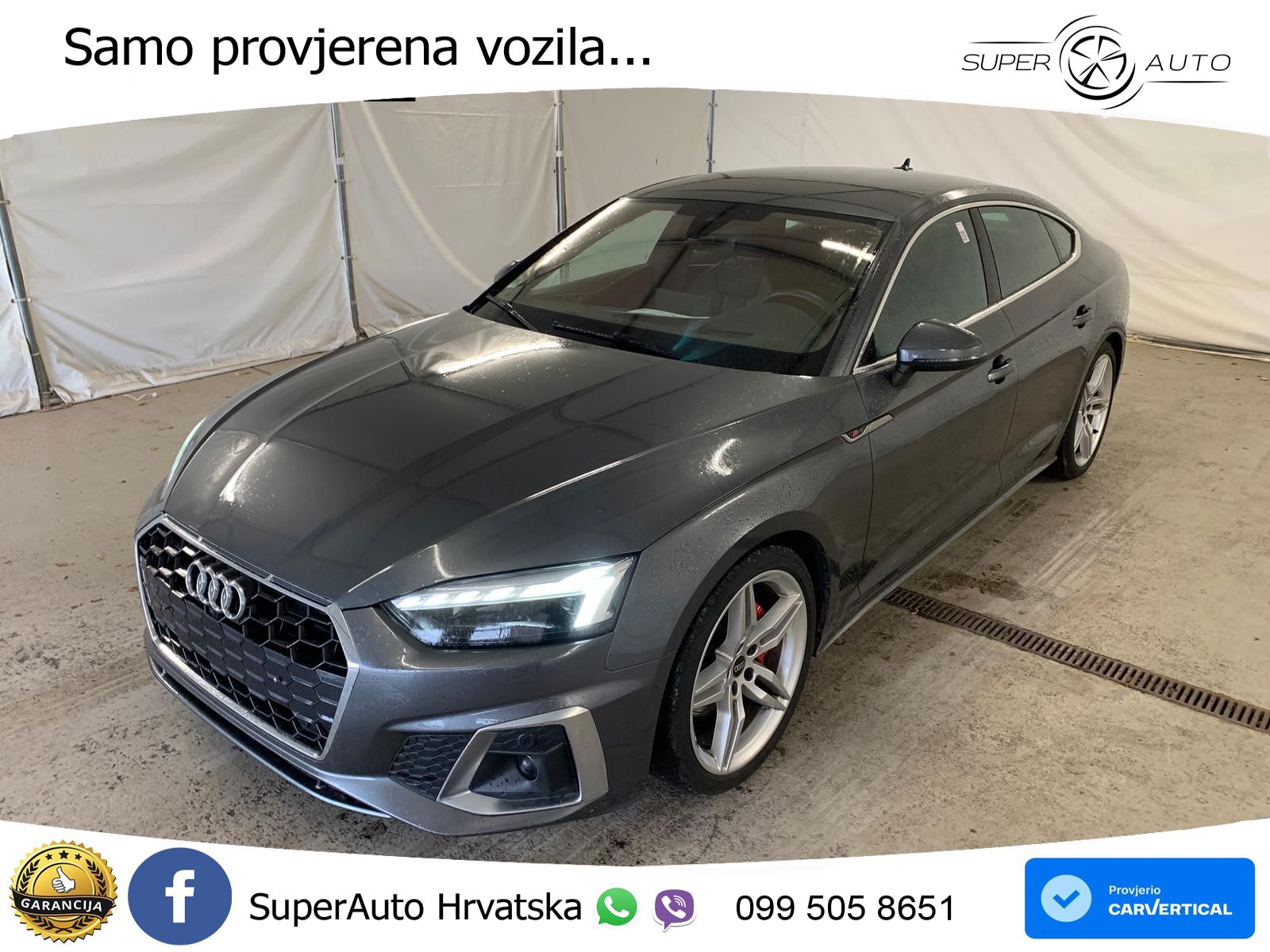 Audi A5 Sportback 40 TDI (204 KS) S tronic S line LED+GR SJED+ACC