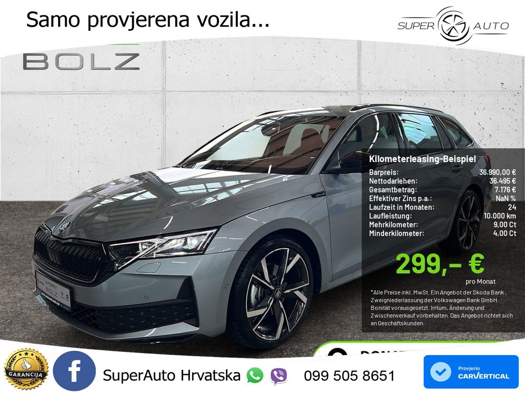 Škoda Octavia Combi 2.0 TDI (150 KS) DSG SportLine LED+GR SJED+ACC