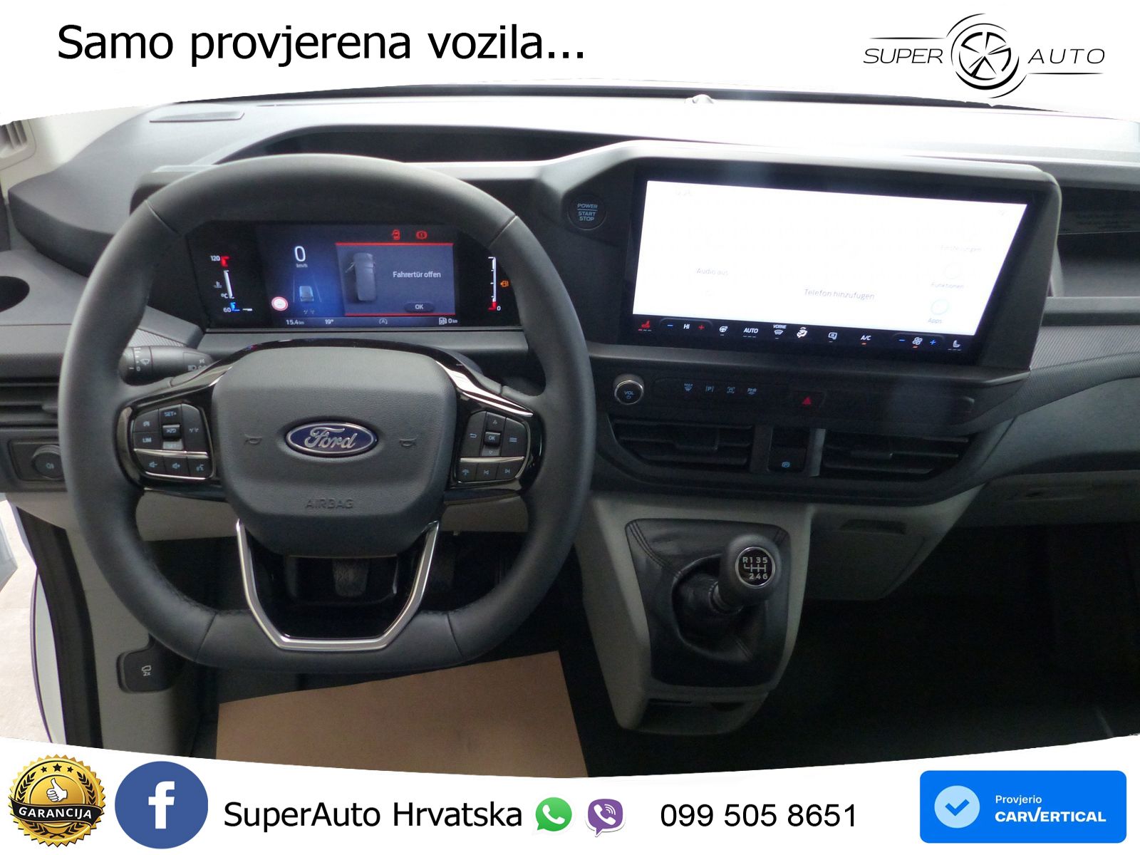 Ford Transit Custom 2.0 L1 280 Kasten LED+Winterp+AHK 136 KS