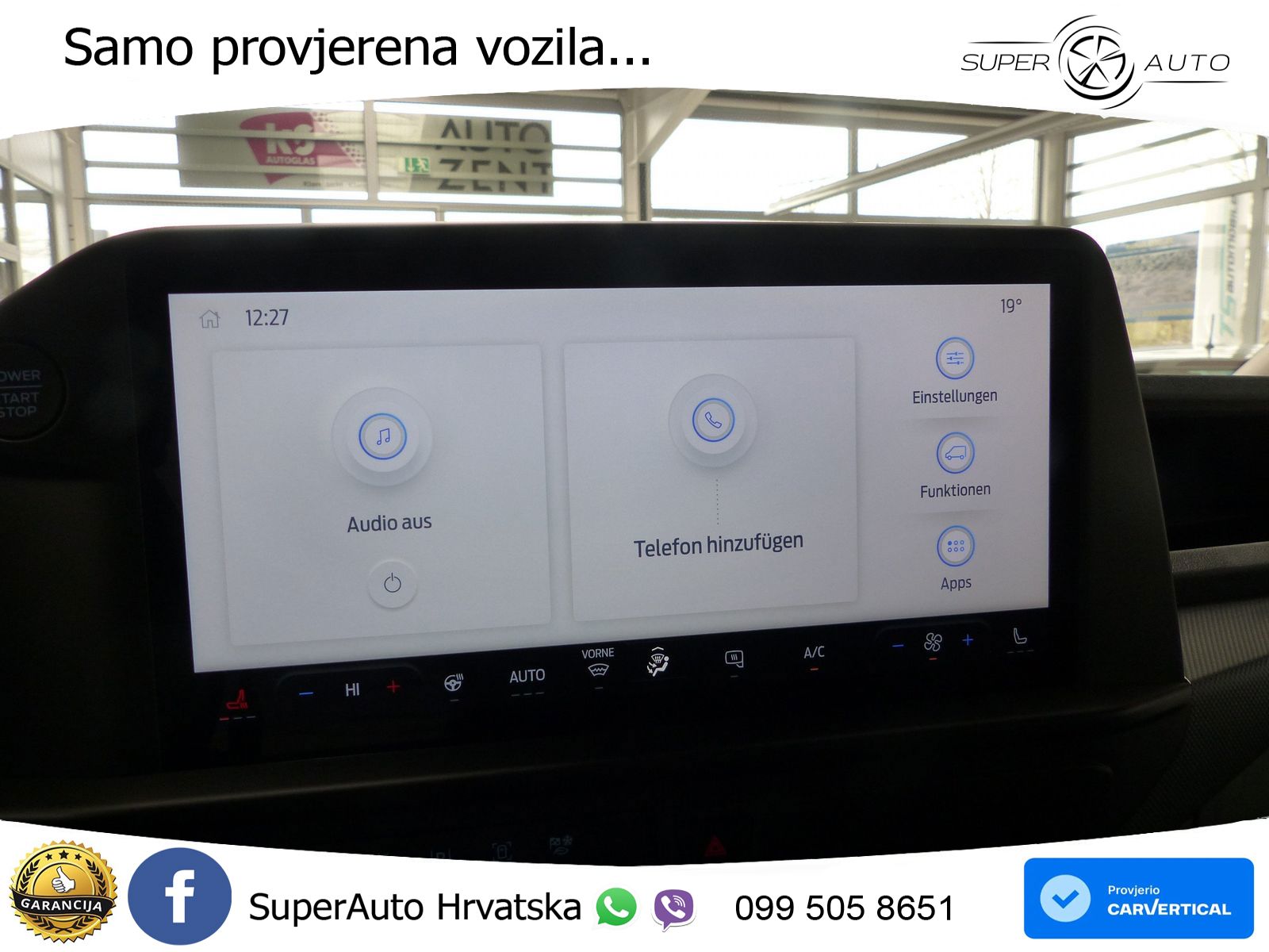 Ford Transit Custom 2.0 L1 280 Kasten LED+Winterp+AHK 136 KS