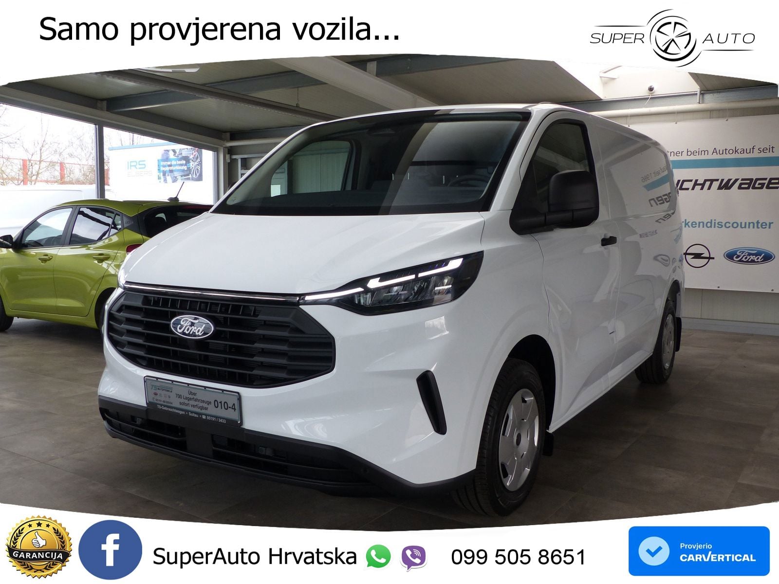 Ford Transit Custom 2.0 L1 280 Kasten LED+Winterp+AHK 136 KS