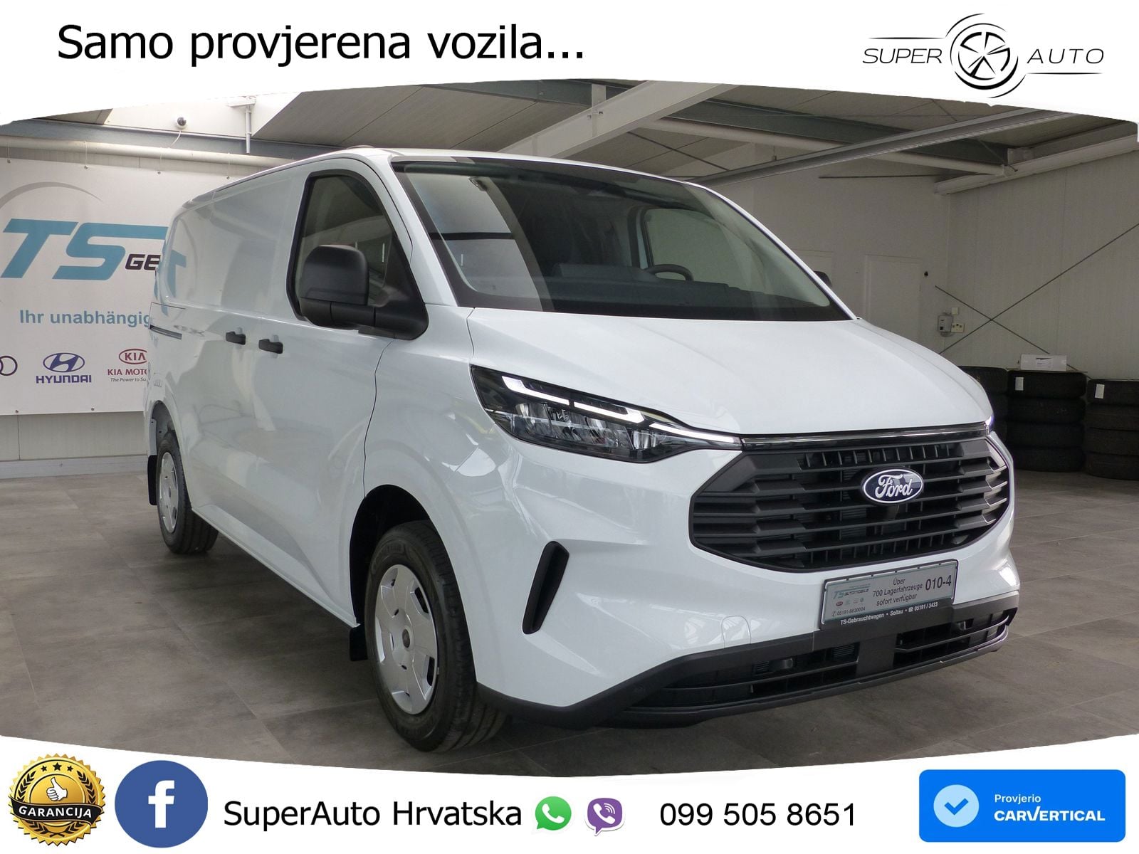 Ford Transit Custom 2.0 L1 280 Kasten LED+Winterp+AHK 136 KS