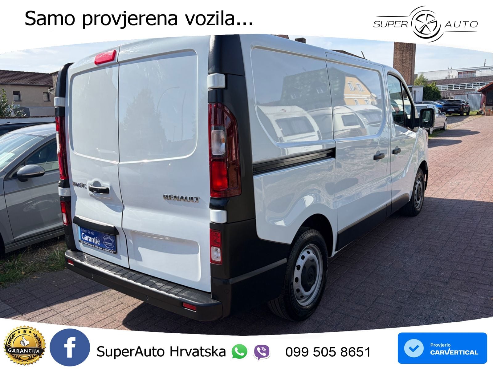 Renault Trafic Kasten L1H1+TEMPOM.+KLIMA+SITZH.+LED+++ 131 KS
