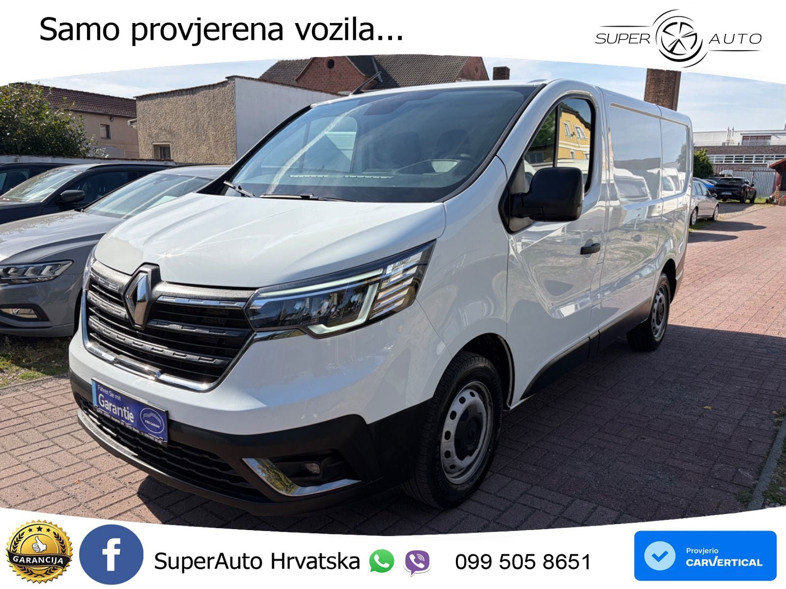 Renault Trafic Kasten L1H1+TEMPOM.+KLIMA+SITZH.+LED+++ 131 KS