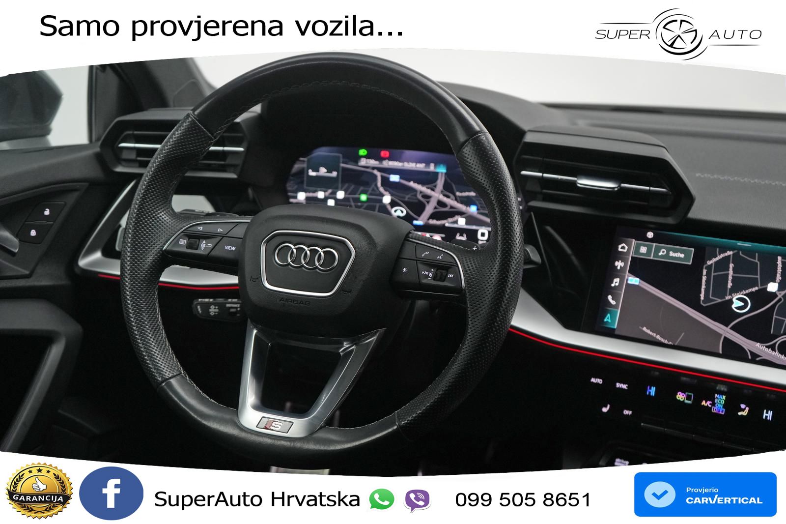 Audi A3 35 TFSI (150 KS) S tronic S line LED+GR SJED+ACC
