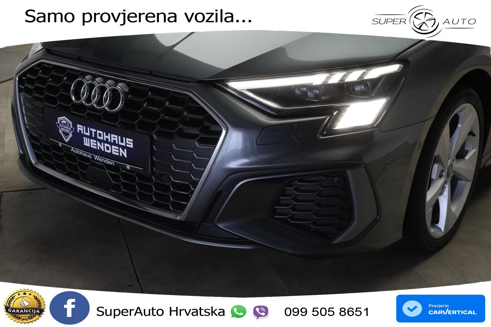 Audi A3 35 TFSI (150 KS) S tronic S line LED+GR SJED+ACC