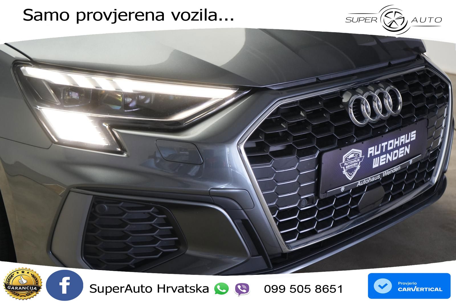Audi A3 35 TFSI (150 KS) S tronic S line LED+GR SJED+ACC