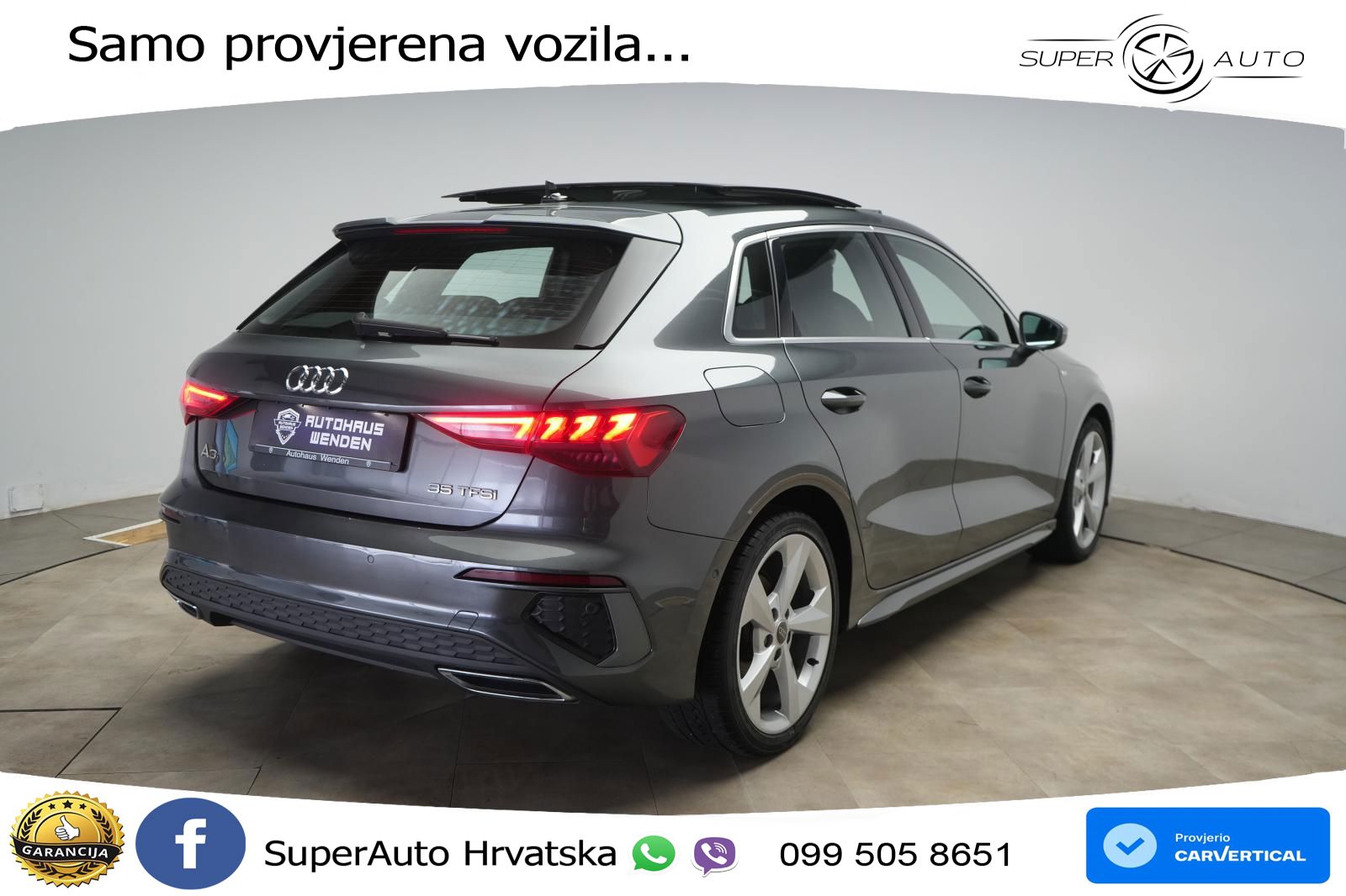 Audi A3 35 TFSI (150 KS) S tronic S line LED+GR SJED+ACC