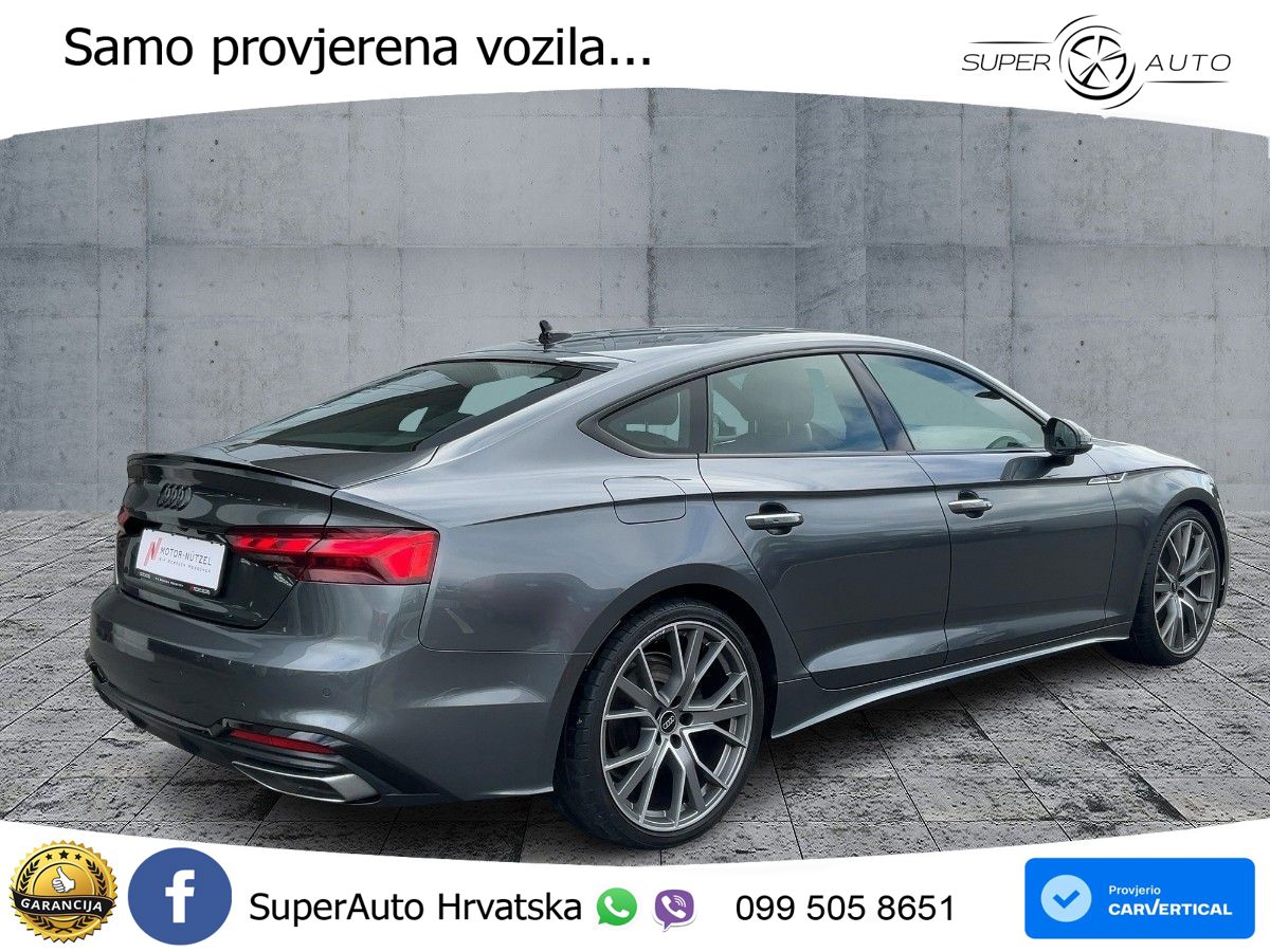Audi A5 Sportback 40 TDI (204 KS) S tronic S line MATRIX+GR SJED+KAM