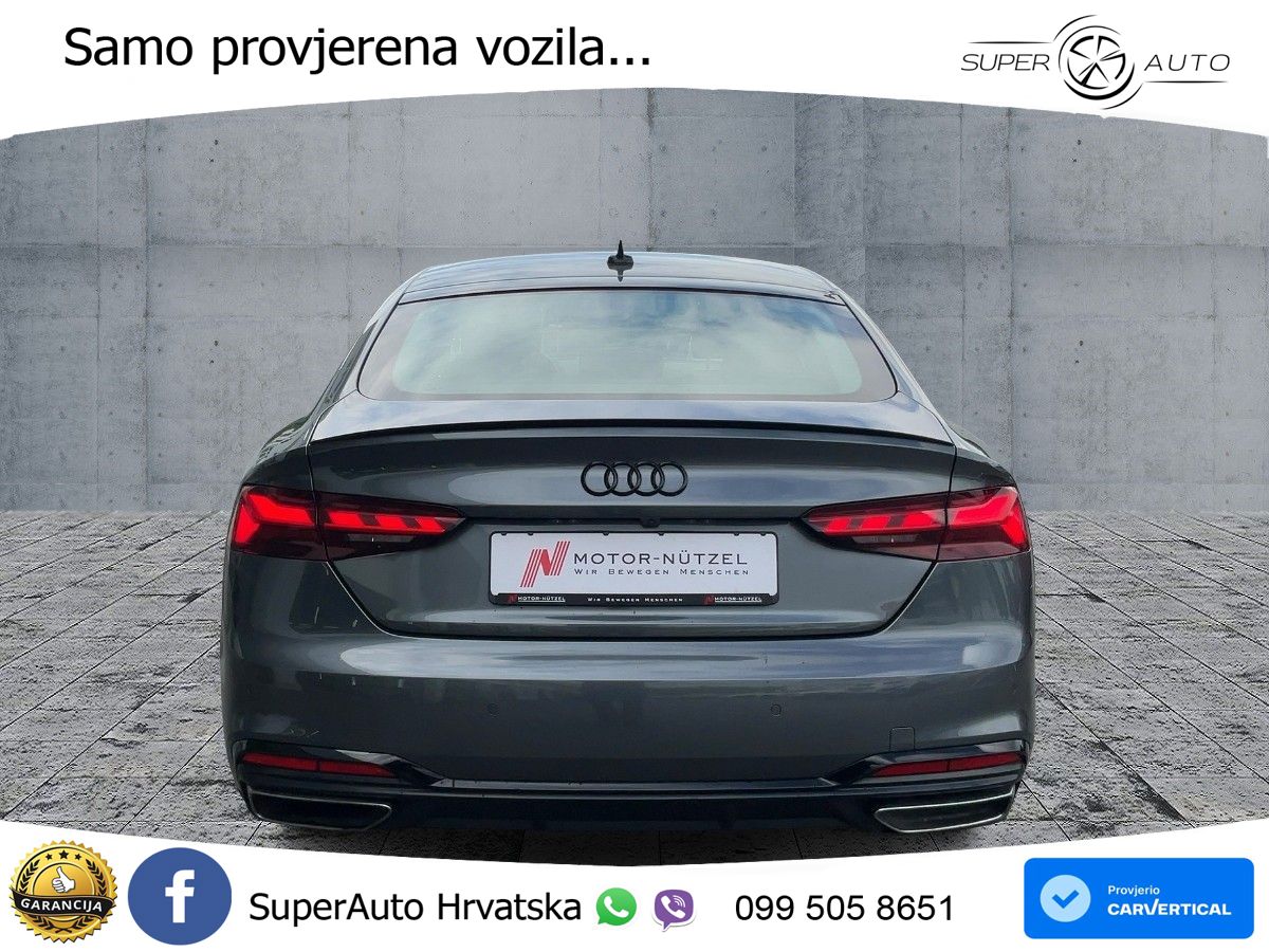 Audi A5 Sportback 40 TDI (204 KS) S tronic S line MATRIX+GR SJED+KAM
