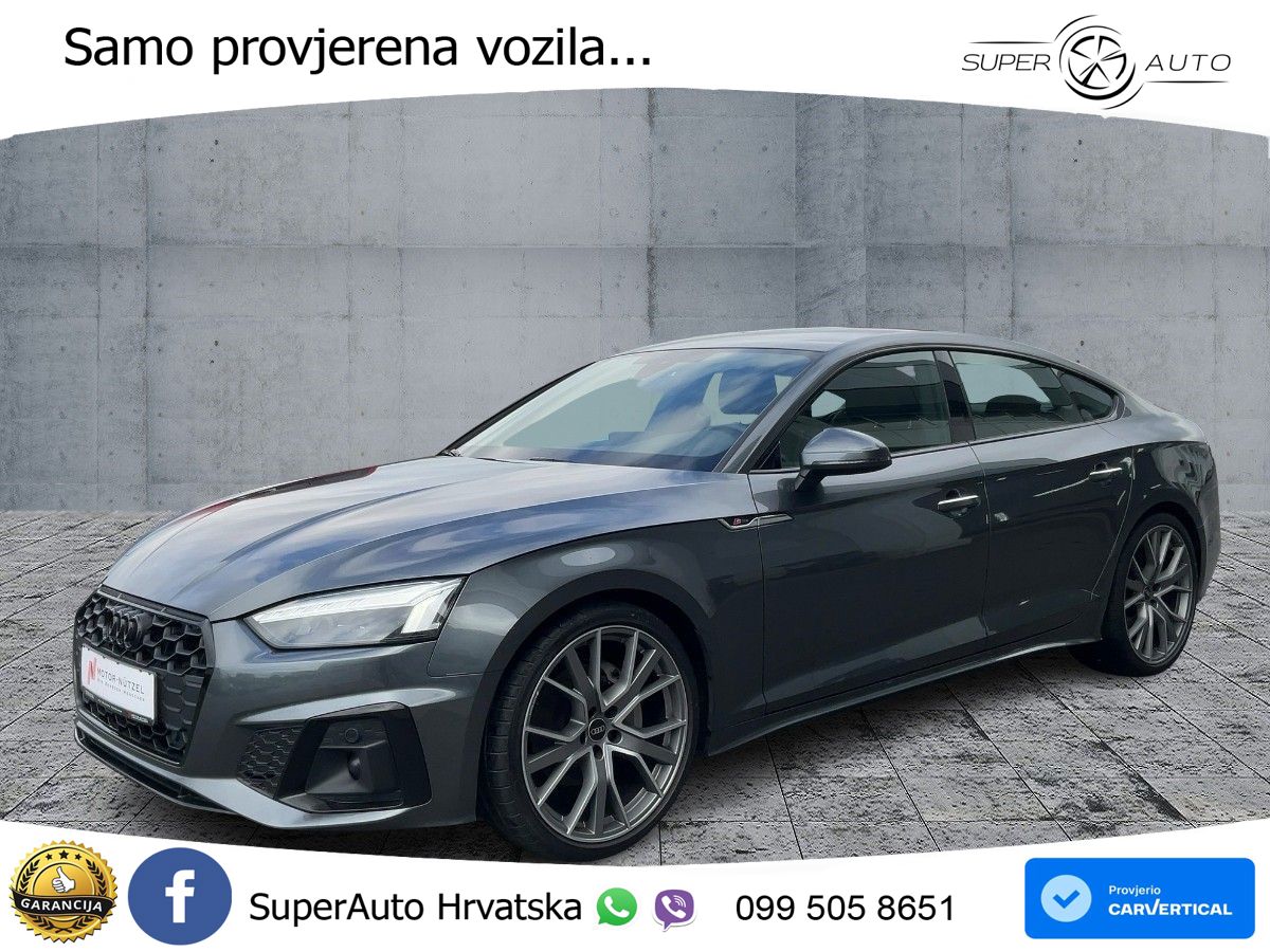 Audi A5 Sportback 40 TDI (204 KS) S tronic S line MATRIX+GR SJED+KAM