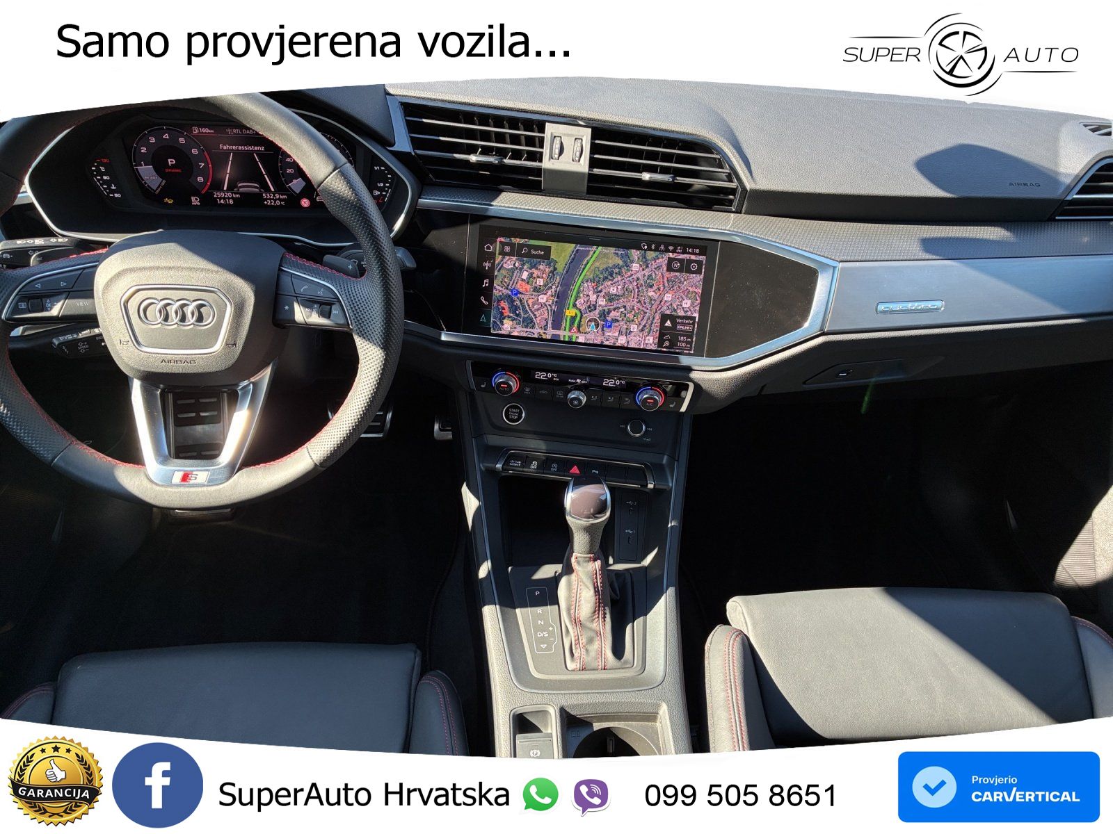 Audi Q3 Sportback 40 TFSI (190 KS) quattro S tronic S line MATRIX+GR SJED+KAM
