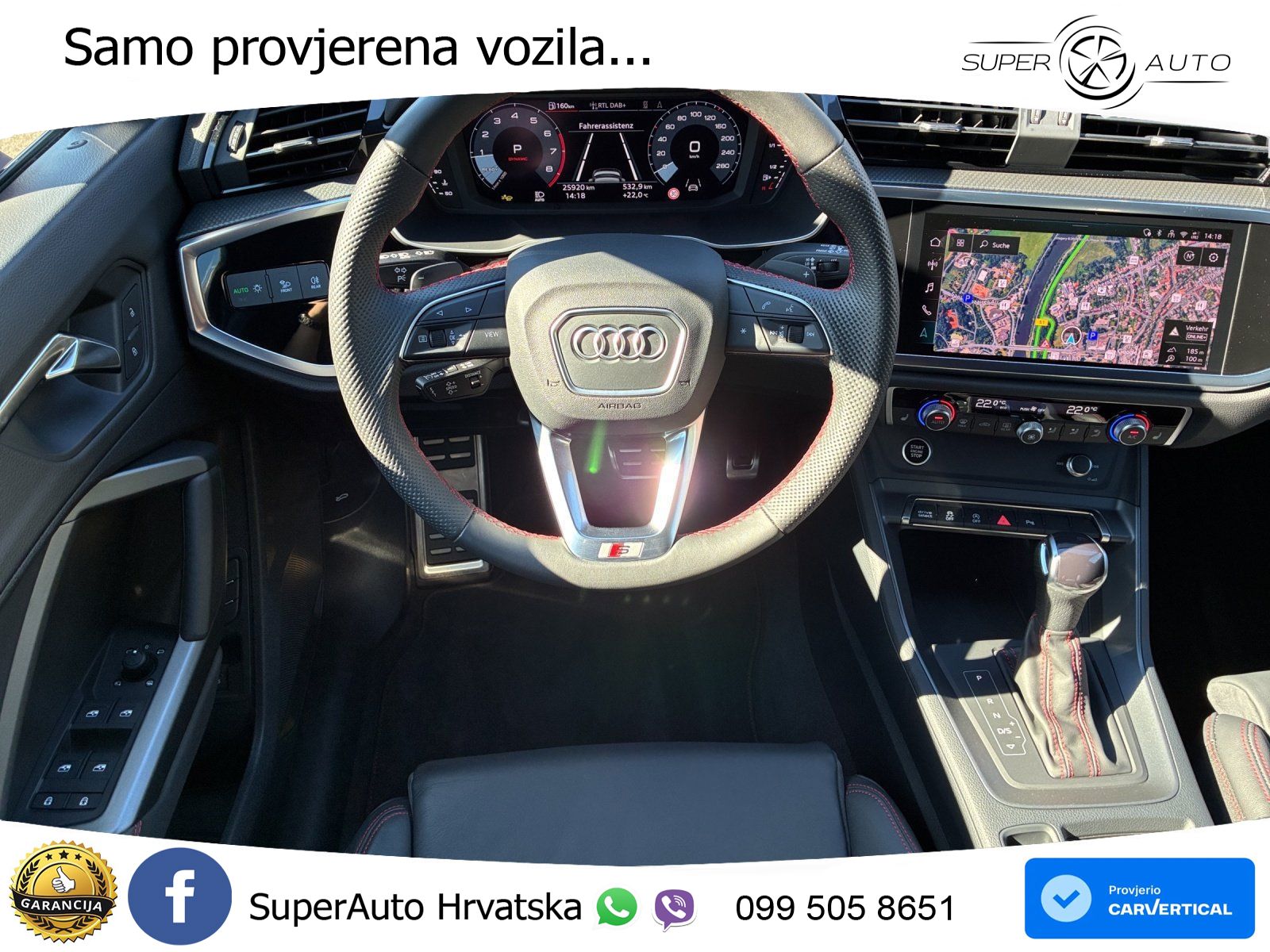 Audi Q3 Sportback 40 TFSI (190 KS) quattro S tronic S line MATRIX+GR SJED+KAM