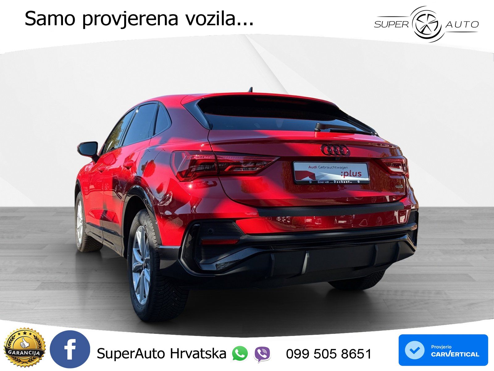 Audi Q3 Sportback 40 TFSI (190 KS) quattro S tronic S line MATRIX+GR SJED+KAM