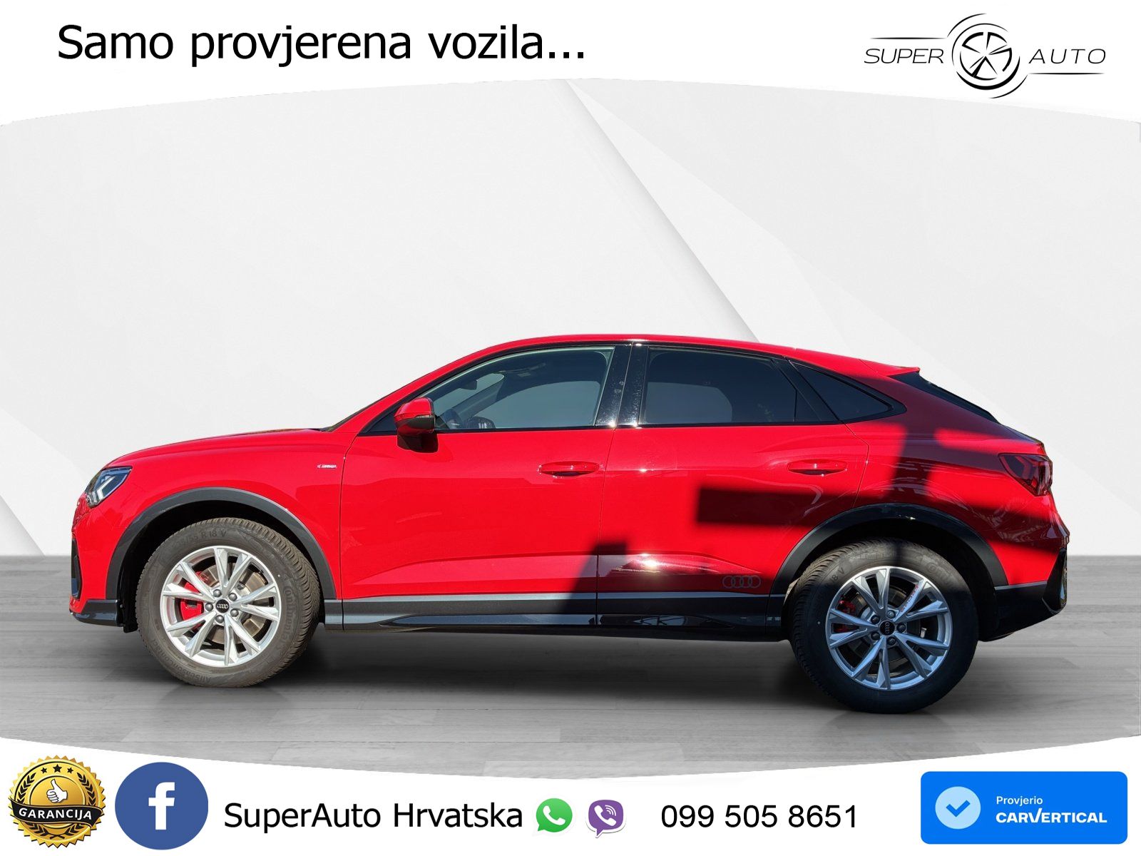 Audi Q3 Sportback 40 TFSI (190 KS) quattro S tronic S line MATRIX+GR SJED+KAM