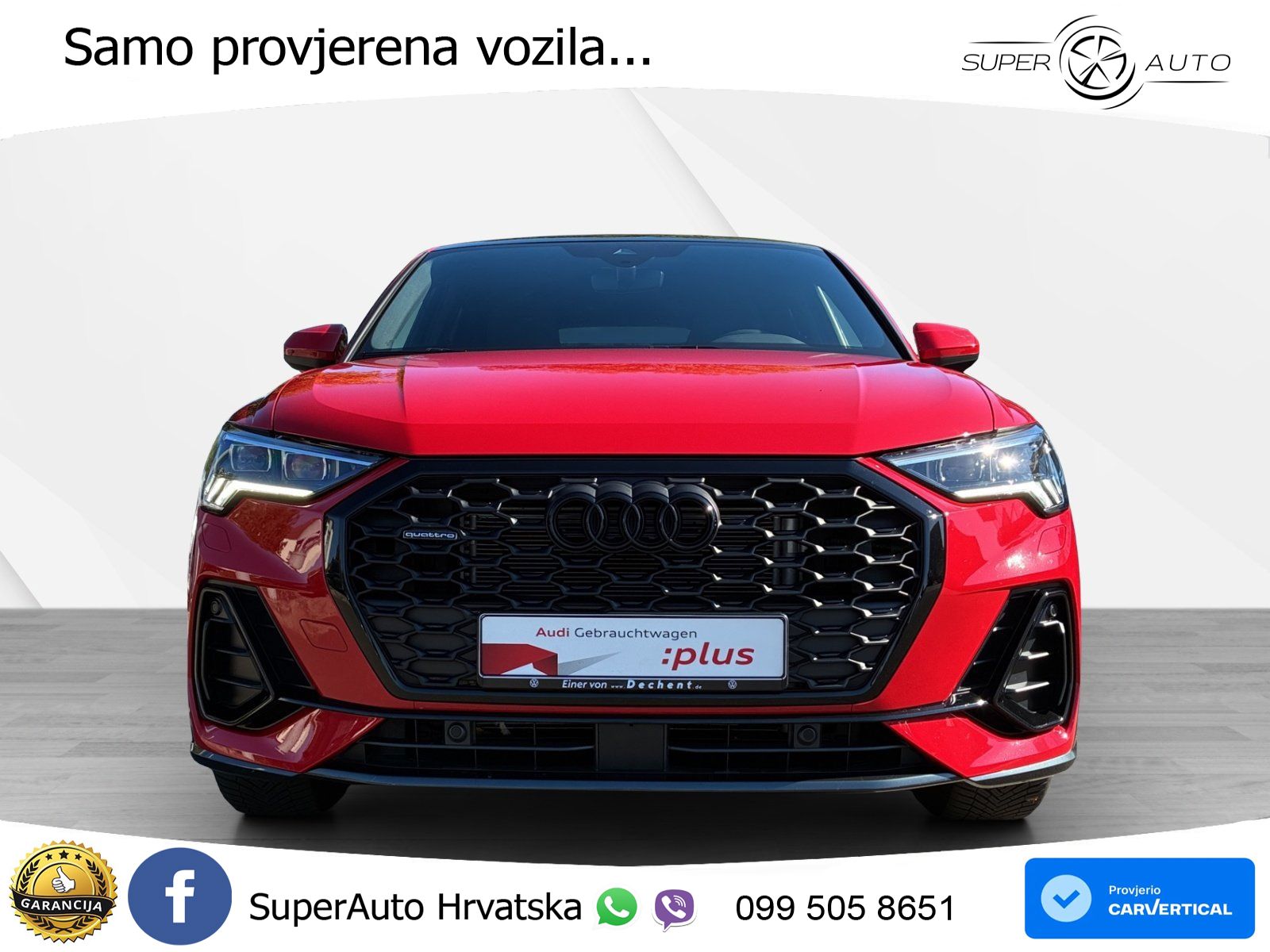 Audi Q3 Sportback 40 TFSI (190 KS) quattro S tronic S line MATRIX+GR SJED+KAM