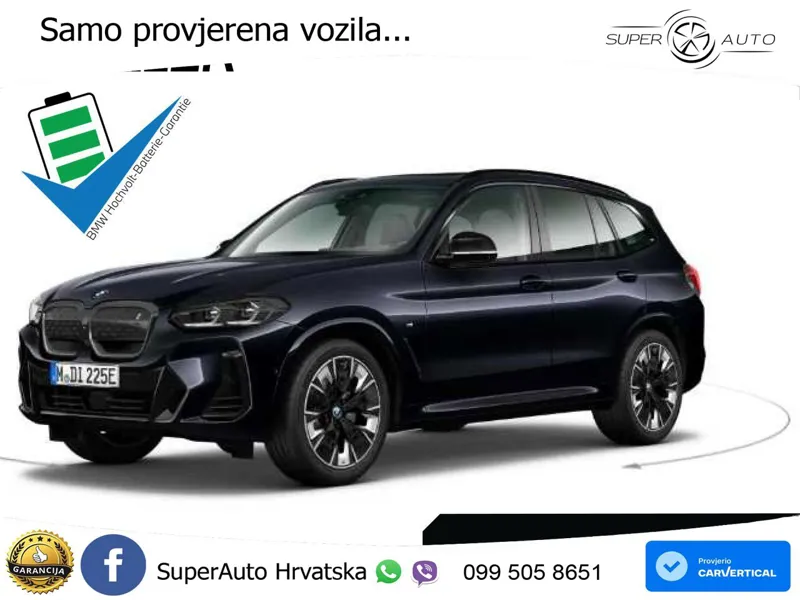 BMW iX3 80 kWh (286 KS) M Sport ACC+HEAD+GR SJED+360+PANO