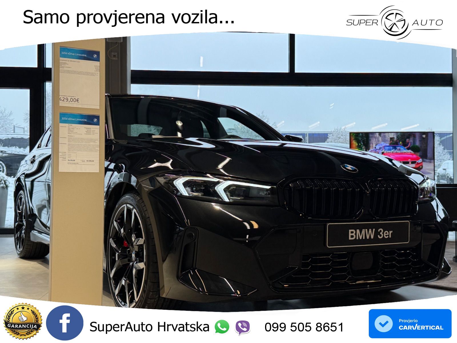 BMW 320d (190 KS) xDrive Steptronic M Sport LED+GR SJED+ACC