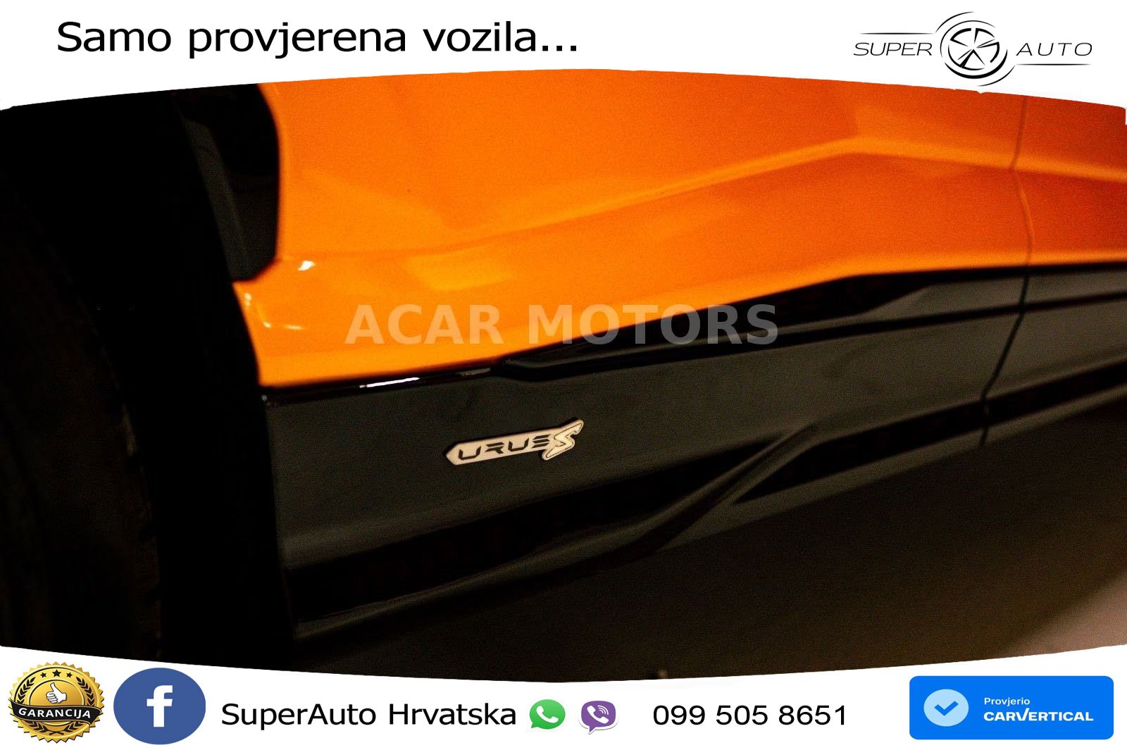 Lamborghini Urus S 4.0 V8 (666 KS) 4WD Automatic ZRAČNI+ACC+GR SJED+KAM+PANO