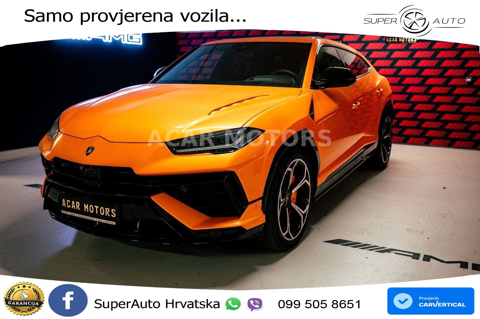 Lamborghini Urus S 4.0 V8 (666 KS) 4WD Automatic ZRAČNI+ACC+GR SJED+KAM+PANO