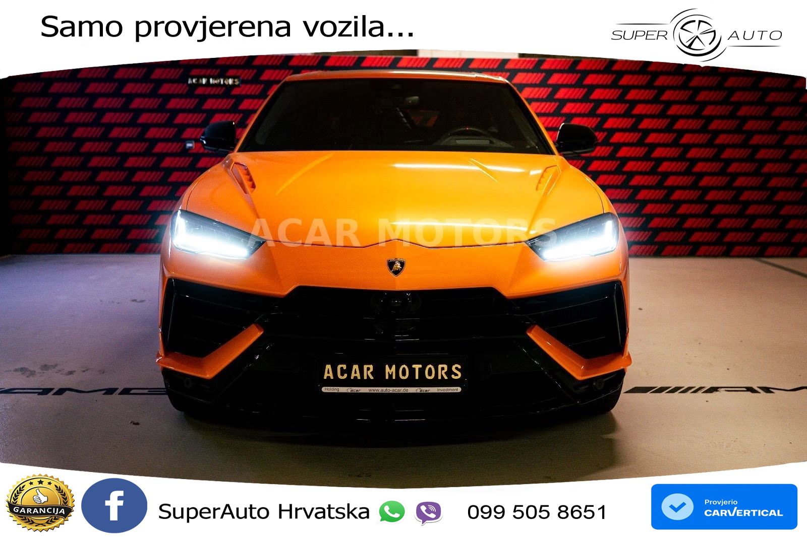 Lamborghini Urus S 4.0 V8 (666 KS) 4WD Automatic ZRAČNI+ACC+GR SJED+KAM+PANO