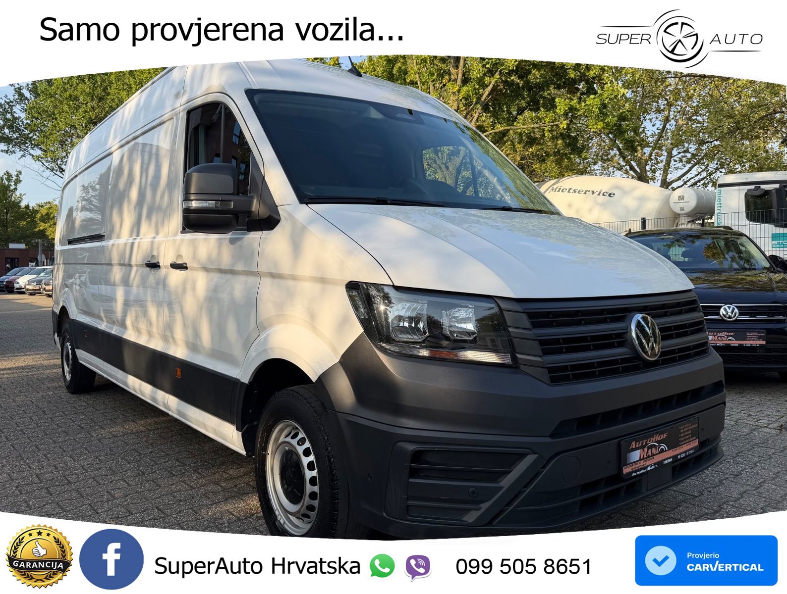 Volkswagen Crafter Kasten 35 lang Hochdach FWD 177 KS