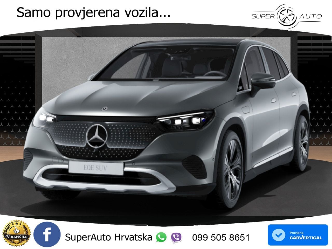 Mercedes EQE SUV 300 100 kWh (265 KS) ACC+GR SJED+360+PANO