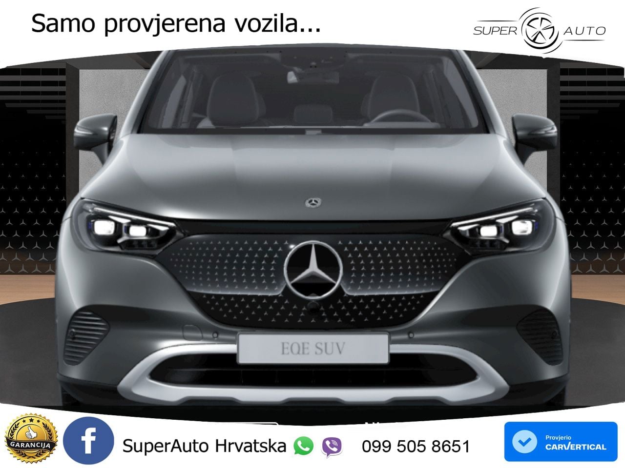 Mercedes EQE SUV 300 100 kWh (265 KS) ACC+GR SJED+360+PANO