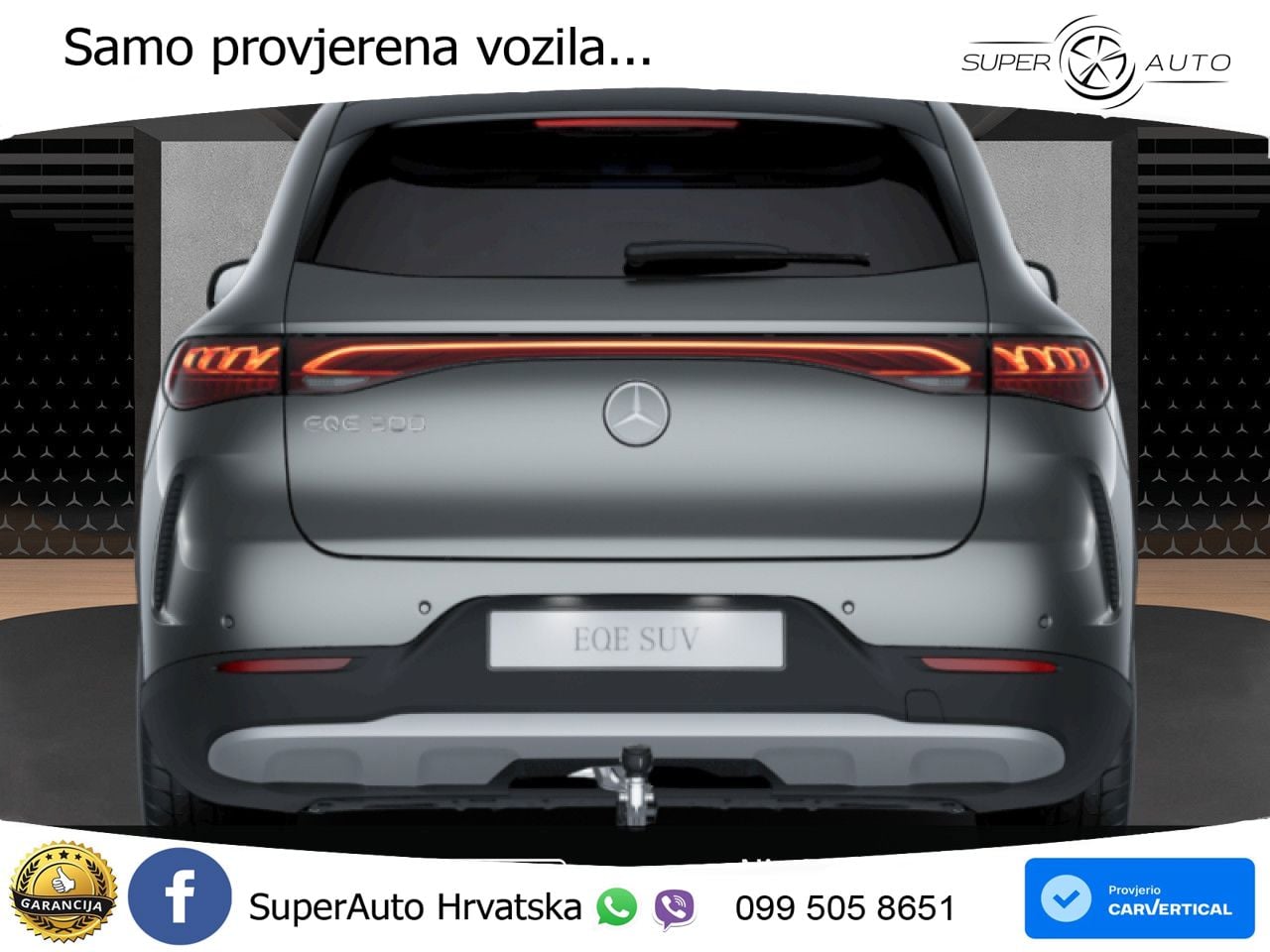 Mercedes EQE SUV 300 100 kWh (265 KS) ACC+GR SJED+360+PANO