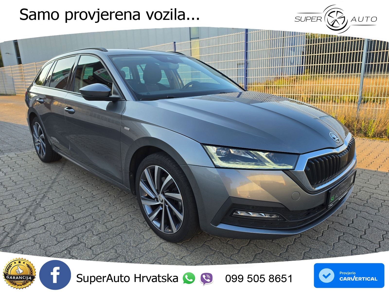 Škoda Octavia Combi 2.0 TDI (150 KS) DSG LED+GR SJED+ACC