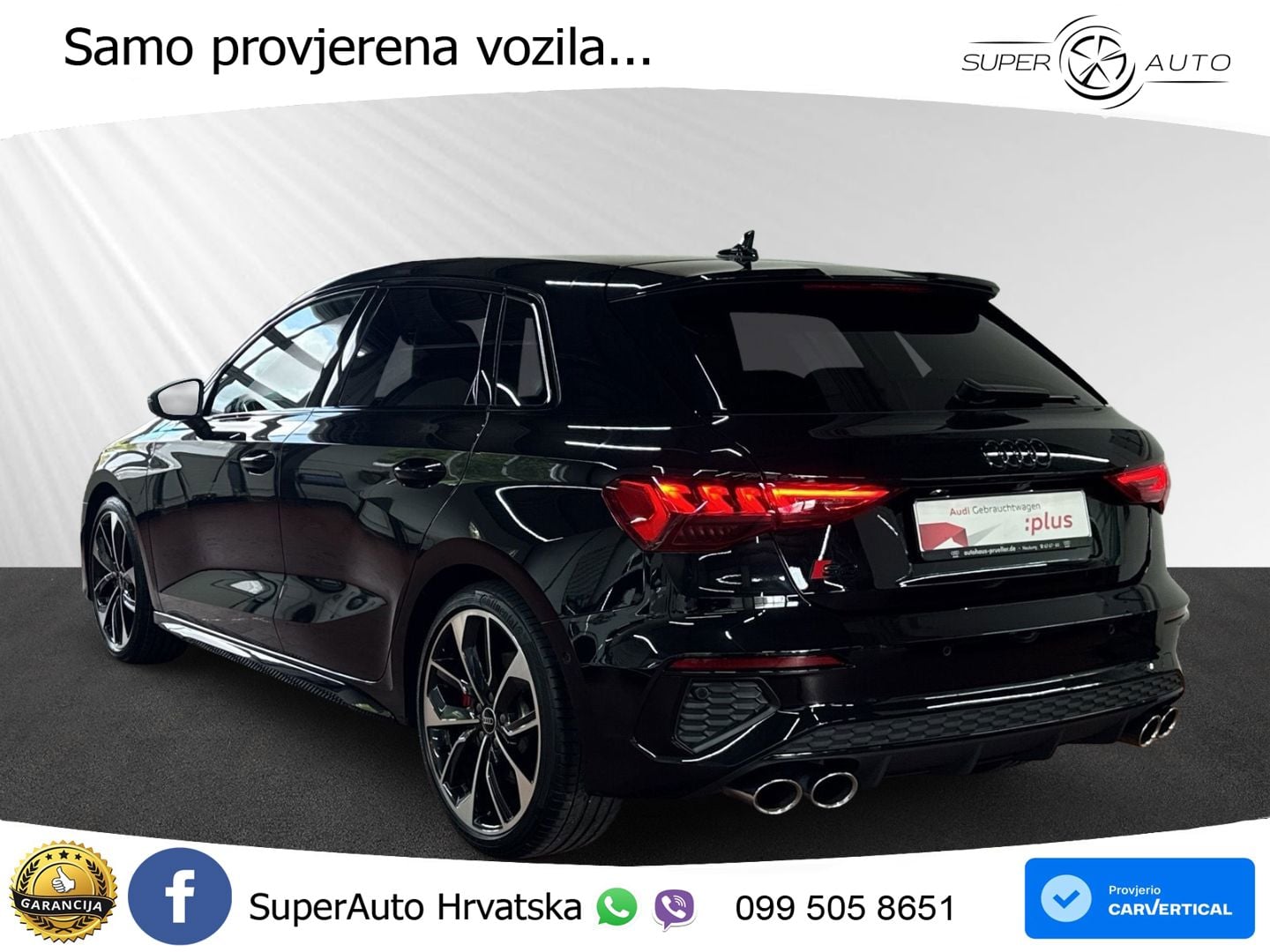 Audi S3 2.0 TFSI (310 KS) quattro S tronic MATRIX+GR SJED+KAM