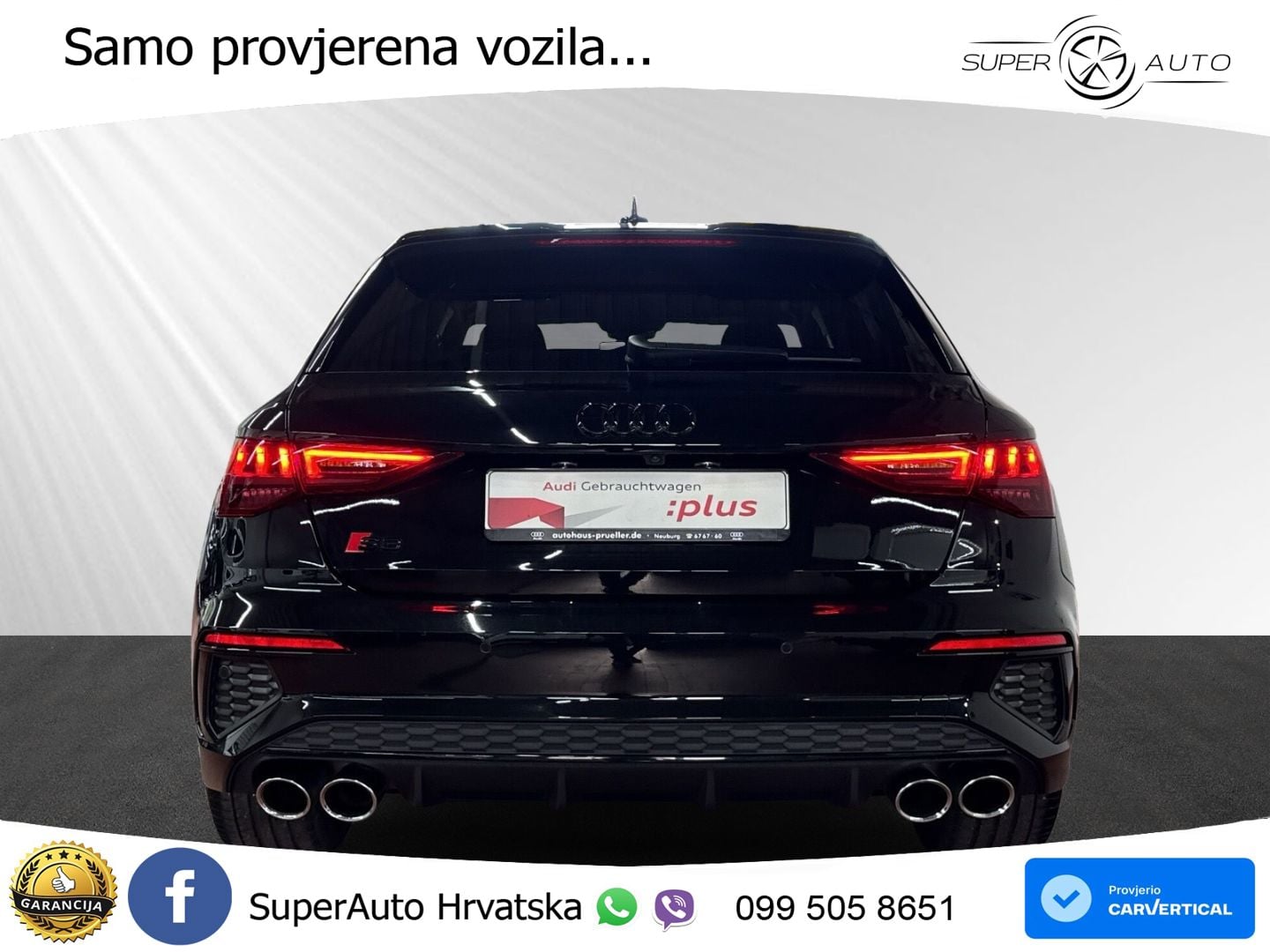 Audi S3 2.0 TFSI (310 KS) quattro S tronic MATRIX+GR SJED+KAM
