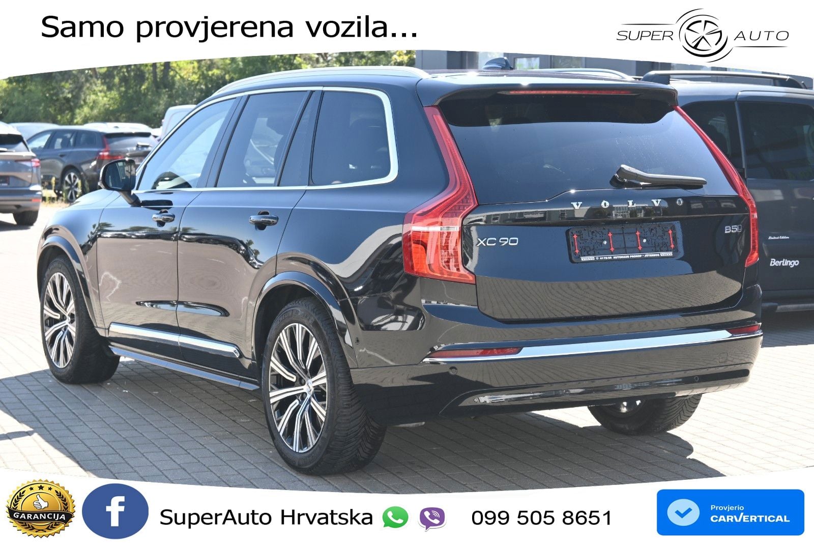 Volvo XC90 2.0 B5 Diesel AWD Automatic ACC+HEAD+4xGR SJED+360+PANO