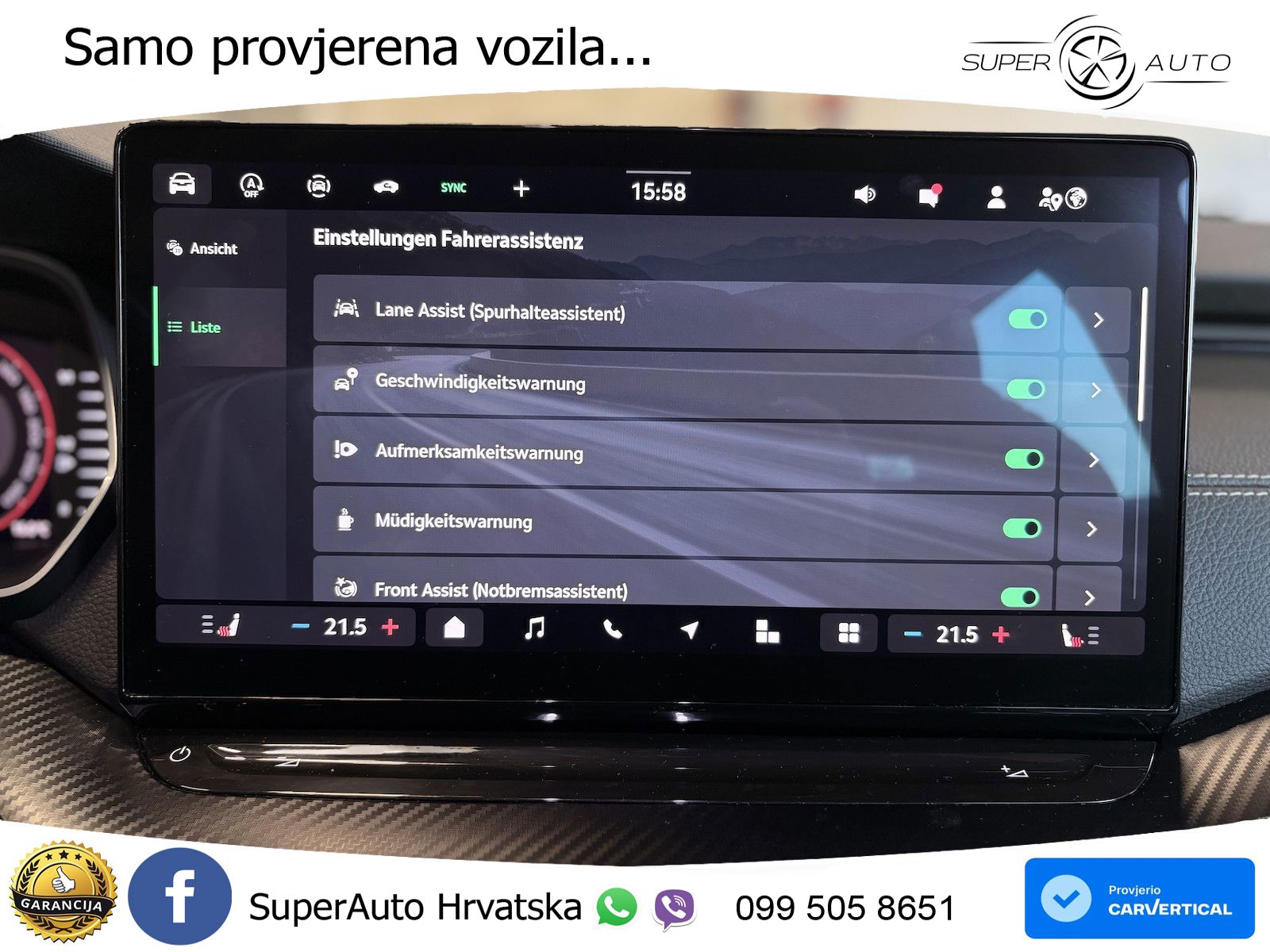 Škoda Octavia Combi 1.5 TSI (150 KS) DSG SportLine MATRIX+GR SJED+KAM