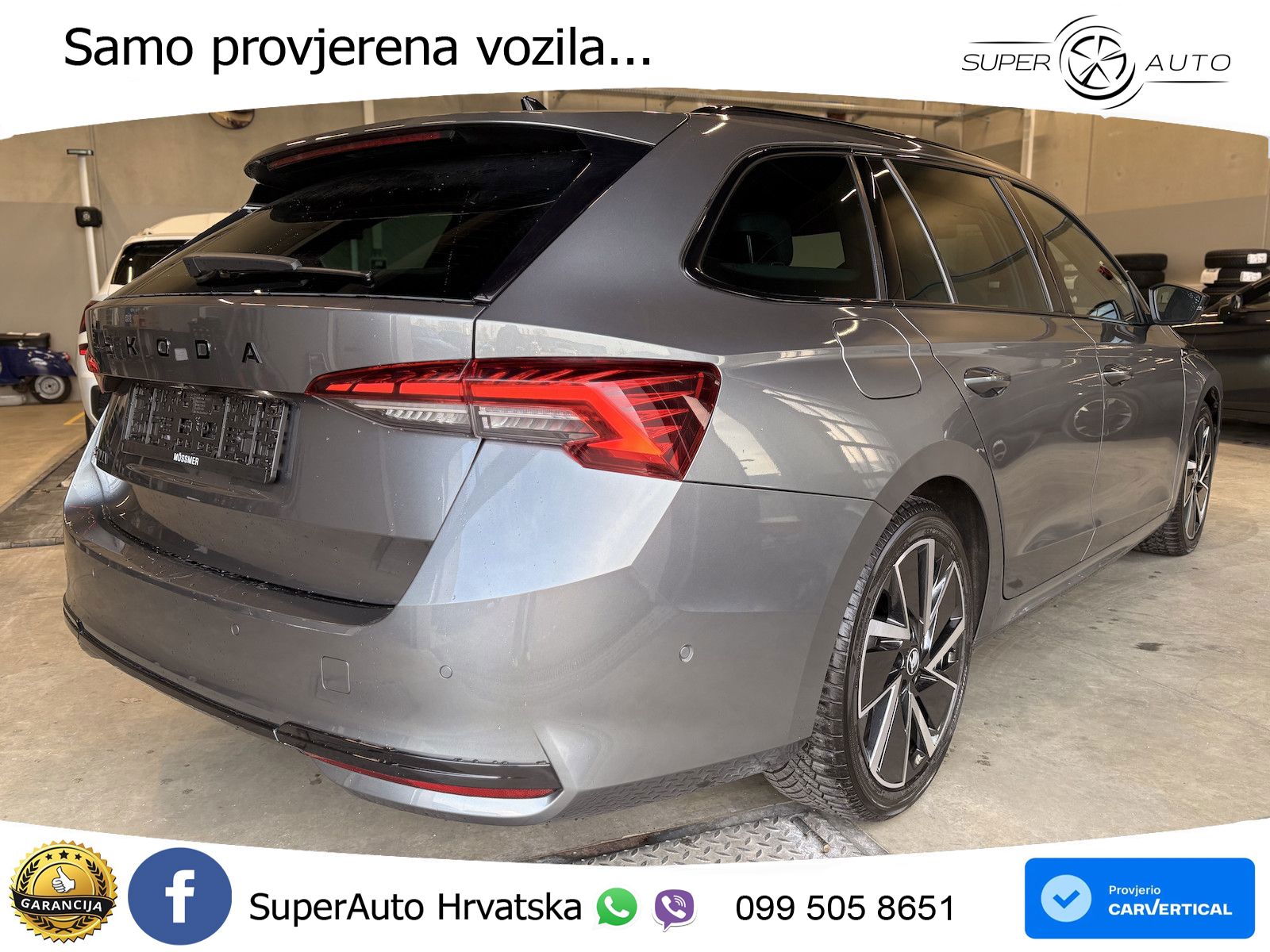 Škoda Octavia Combi 1.5 TSI (150 KS) DSG SportLine MATRIX+GR SJED+KAM