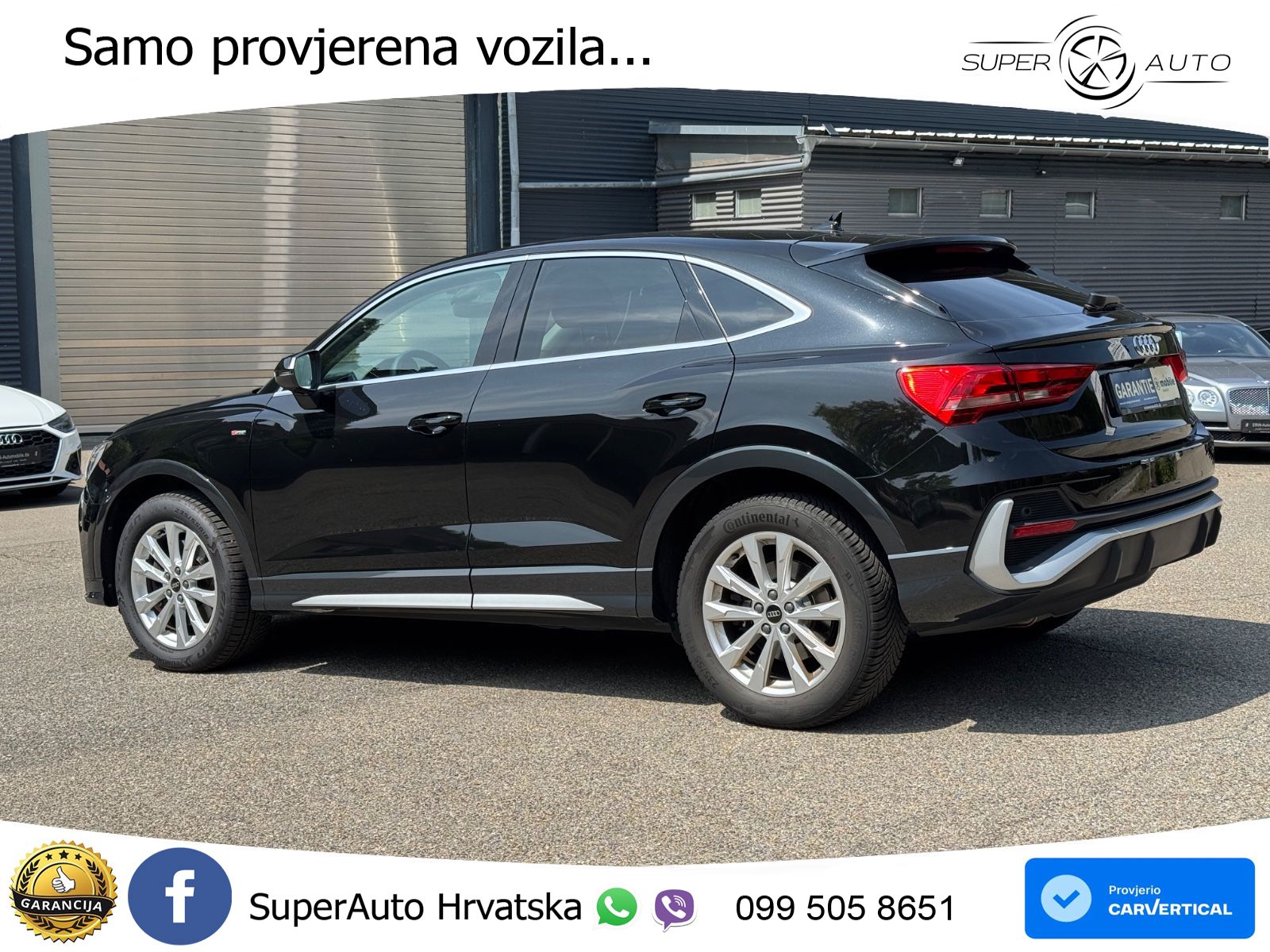 Audi Q3 Sportback 40 TDI (200 KS) quattro S tronic S line LED+GR SJED+ACC