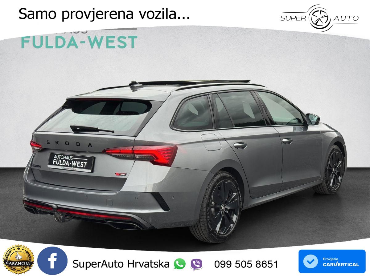 Škoda Octavia Combi RS 2.0 TSI (265 KS) DSG LED+GR SJED+ACC