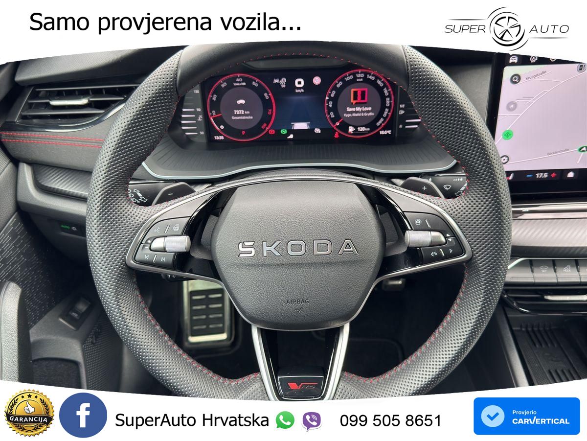 Škoda Octavia Combi RS 2.0 TSI (265 KS) DSG LED+GR SJED+ACC