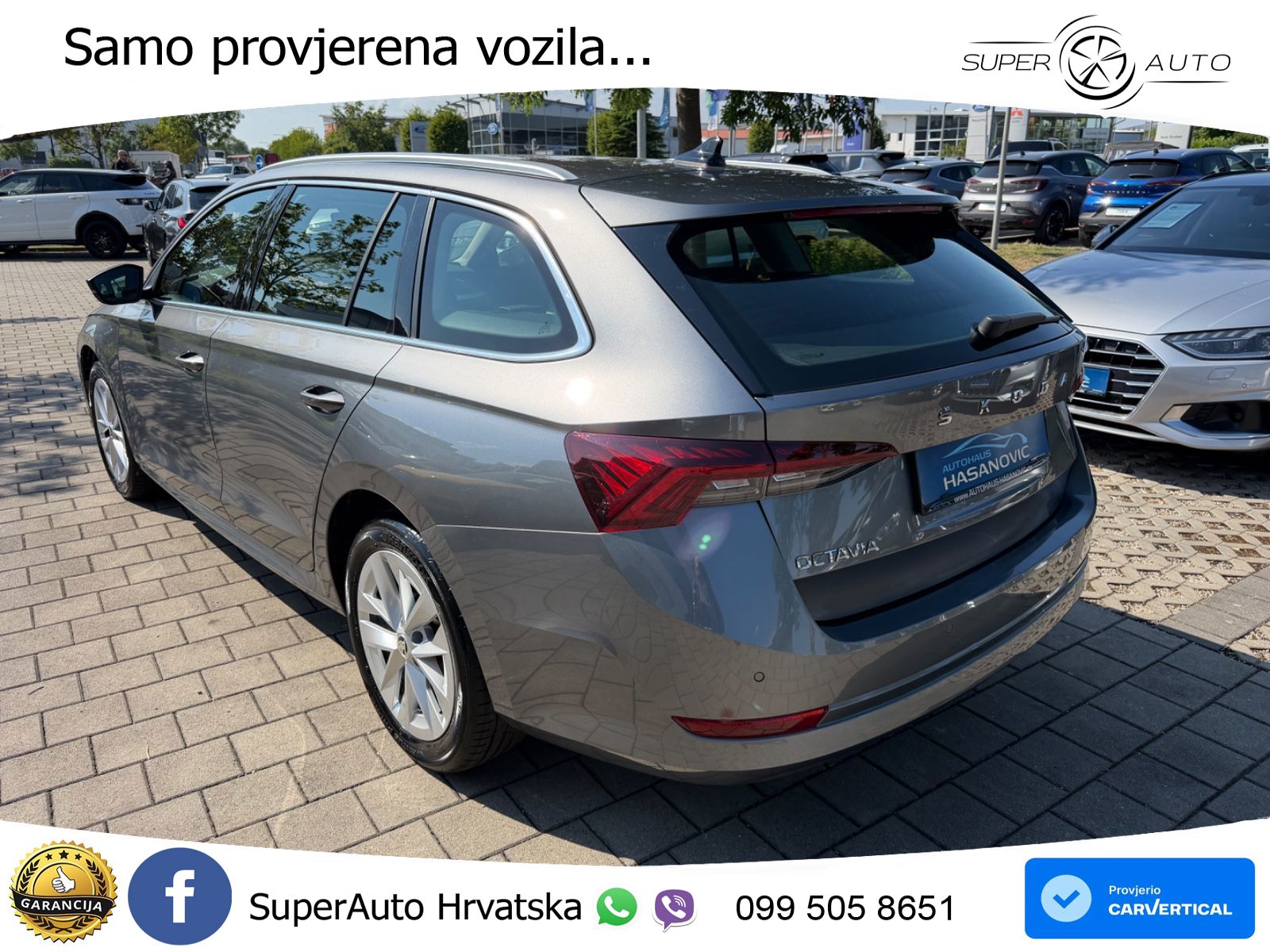 Škoda Octavia Combi 2.0 TDI (150 KS) DSG LED+GR SJED+ACC