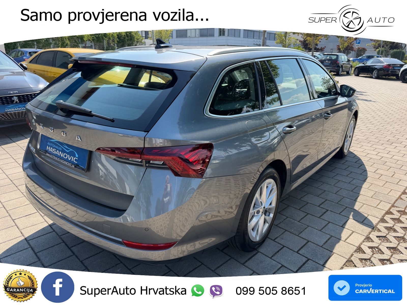 Škoda Octavia Combi 2.0 TDI (150 KS) DSG LED+GR SJED+ACC