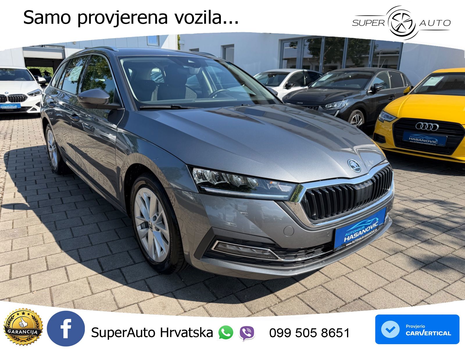 Škoda Octavia Combi 2.0 TDI (150 KS) DSG LED+GR SJED+ACC