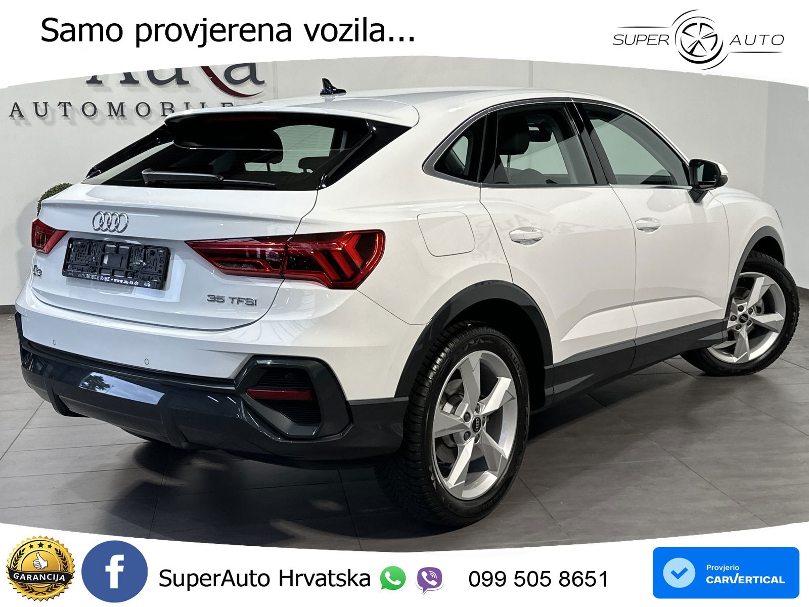Audi Q3 II Sportback 35 TFSI (150 KS) S tronic LED+GR SJED+ACC